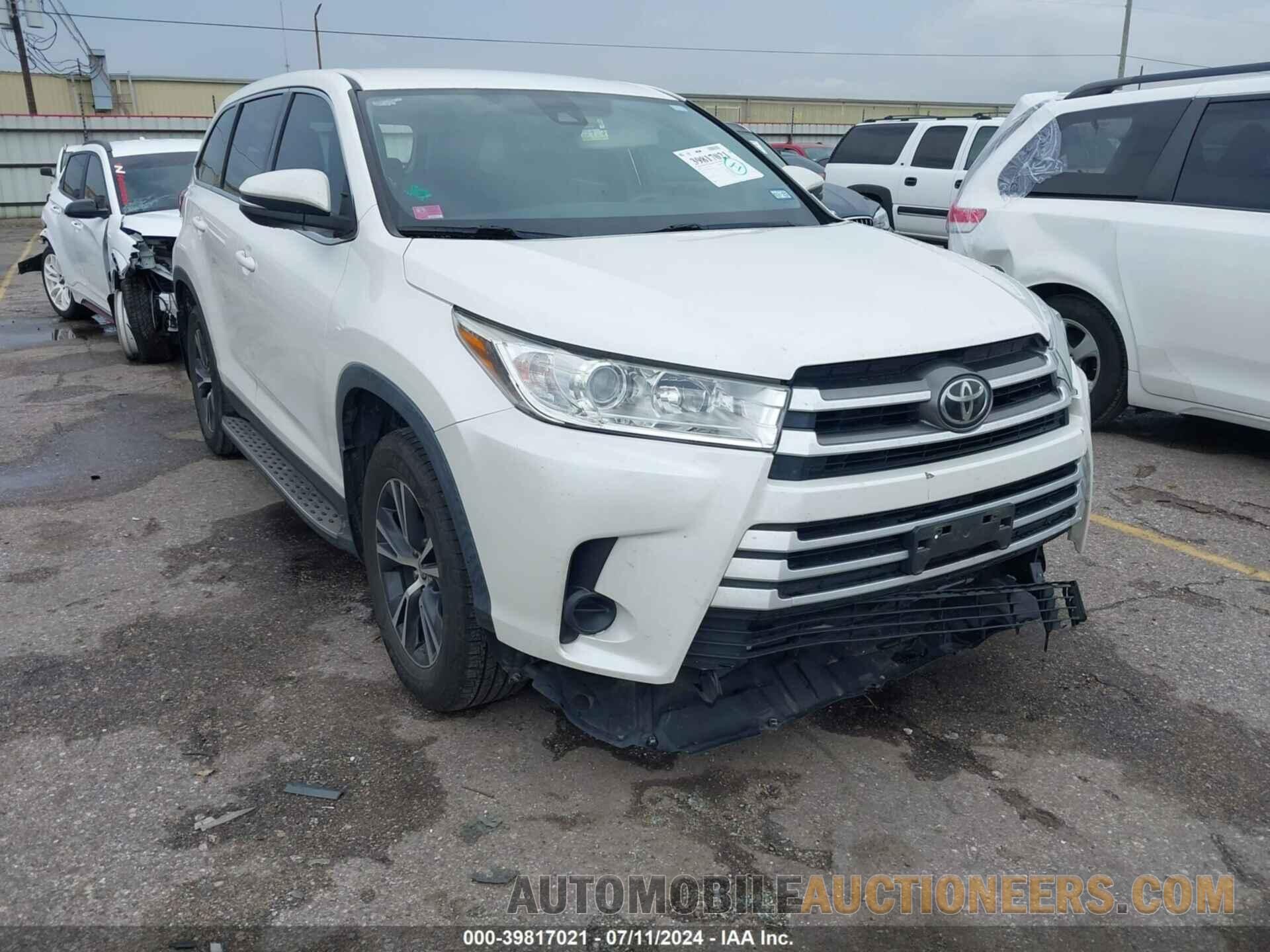 5TDZZRFH0KS357063 TOYOTA HIGHLANDER 2019