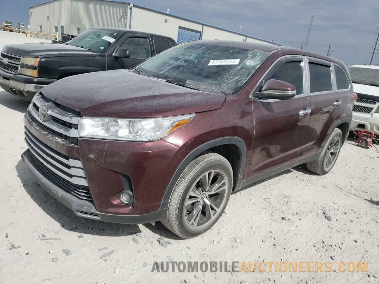 5TDZZRFH0KS359315 TOYOTA HIGHLANDER 2019