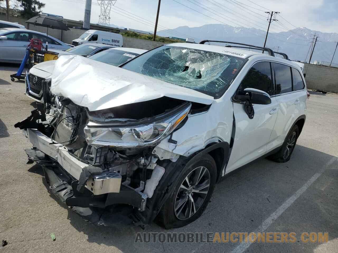 5TDZZRFH0KS369164 TOYOTA HIGHLANDER 2019