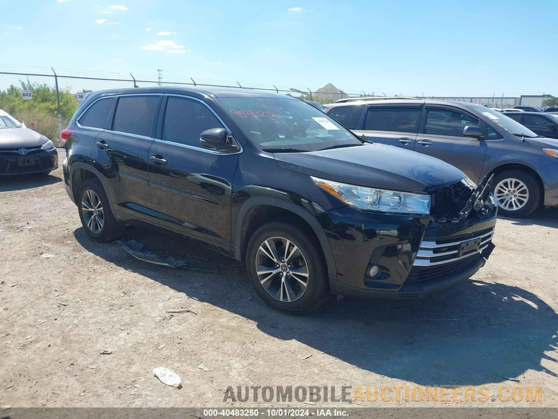 5TDZZRFH1HS187921 TOYOTA HIGHLANDER 2017