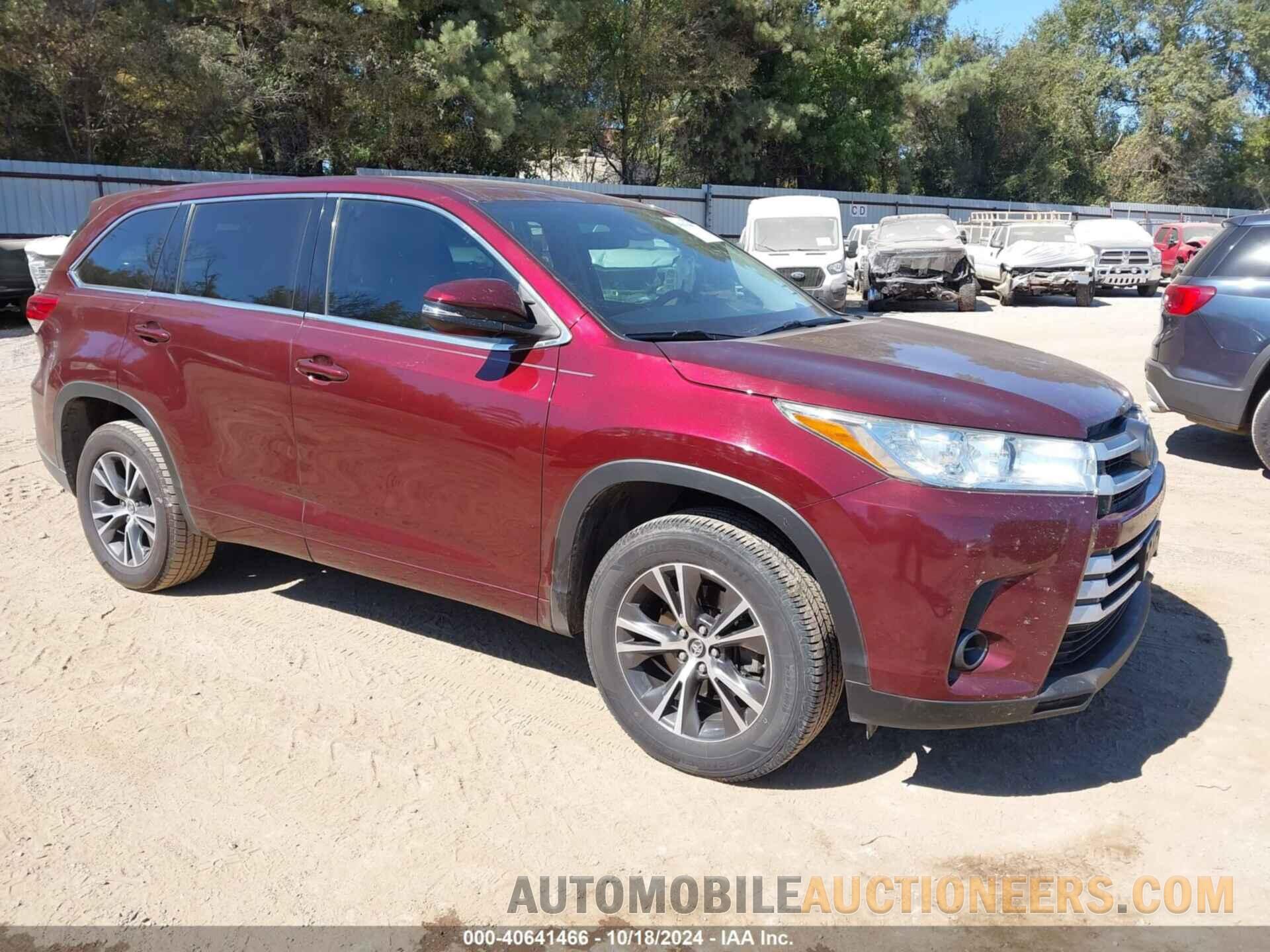 5TDZZRFH1HS206046 TOYOTA HIGHLANDER 2017