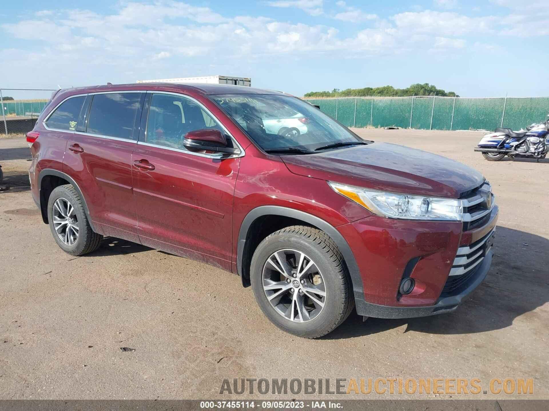 5TDZZRFH1HS213935 TOYOTA HIGHLANDER 2017