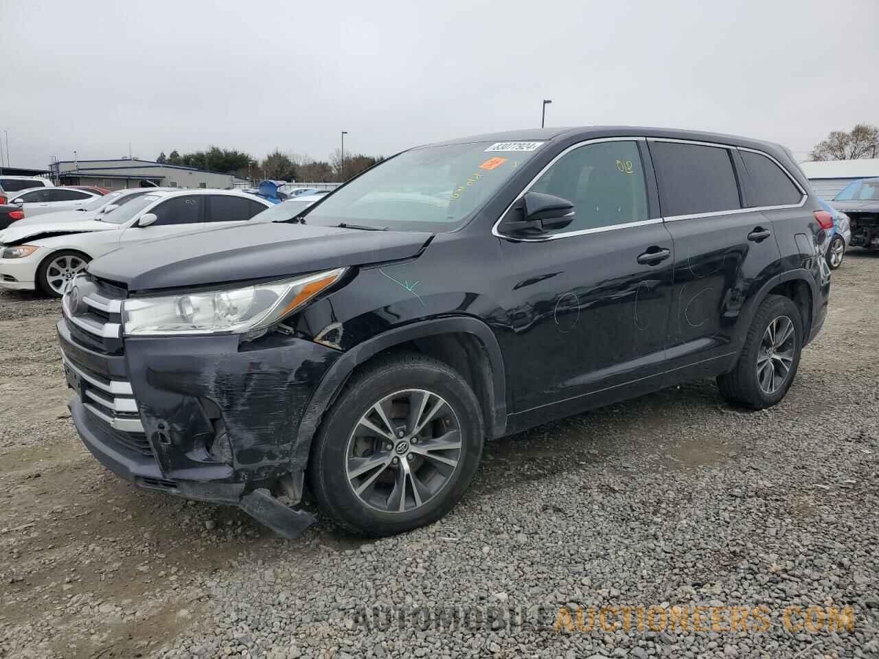 5TDZZRFH1JS239814 TOYOTA HIGHLANDER 2018