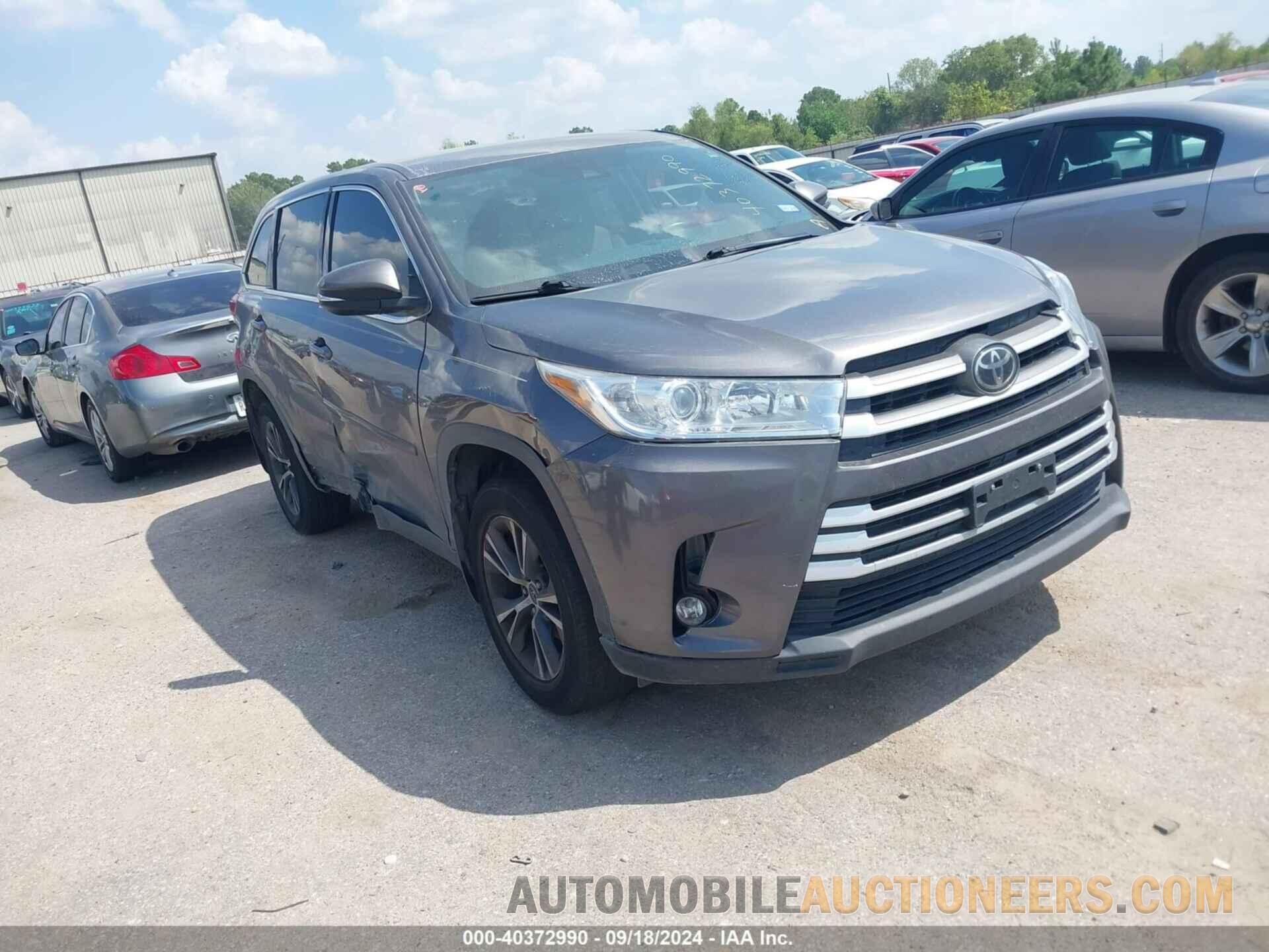 5TDZZRFH1JS247220 TOYOTA HIGHLANDER 2018