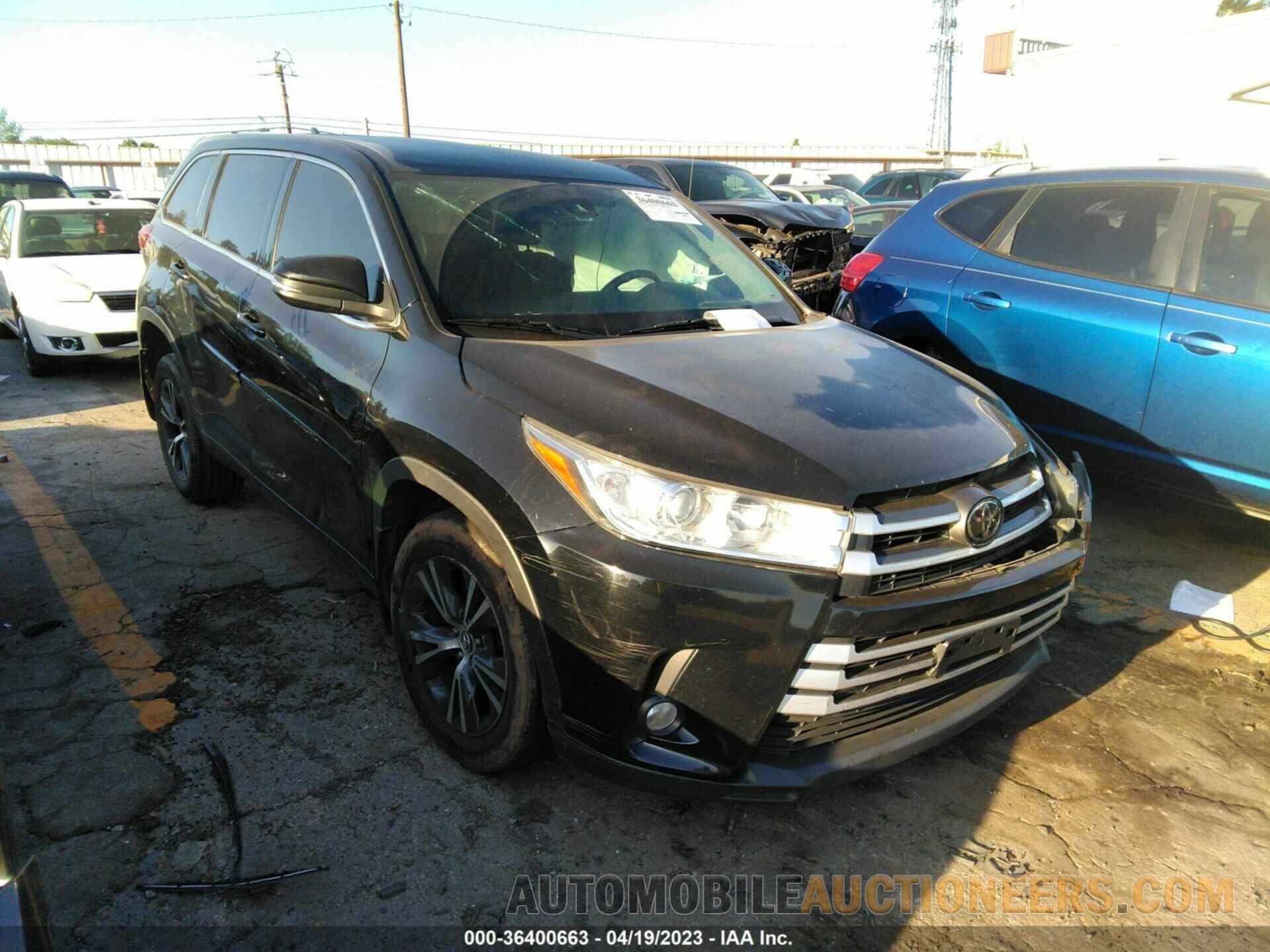 5TDZZRFH1JS260811 TOYOTA HIGHLANDER 2018