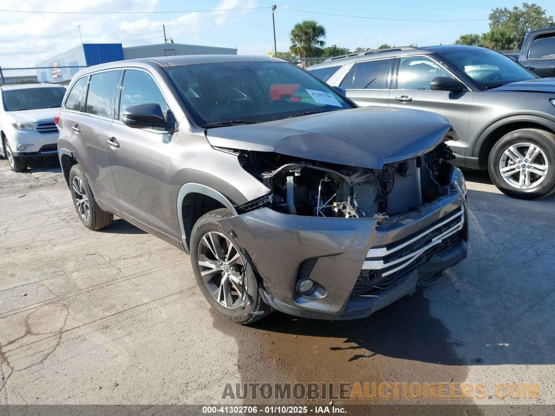 5TDZZRFH1JS278483 TOYOTA HIGHLANDER 2018