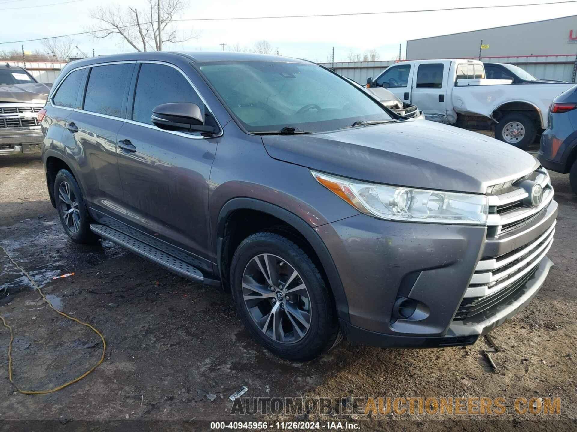 5TDZZRFH1JS281917 TOYOTA HIGHLANDER 2018