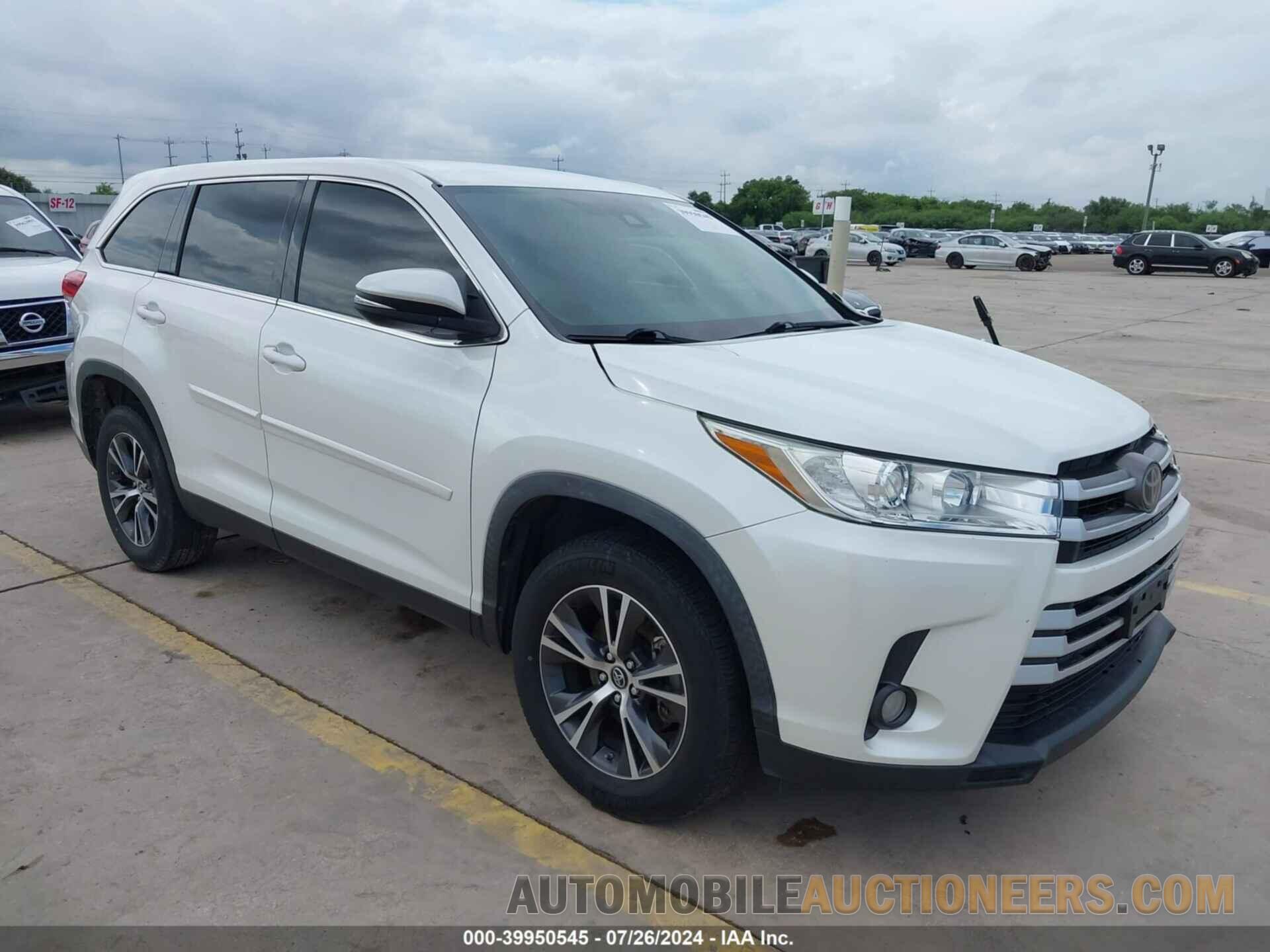 5TDZZRFH1KS331524 TOYOTA HIGHLANDER 2019