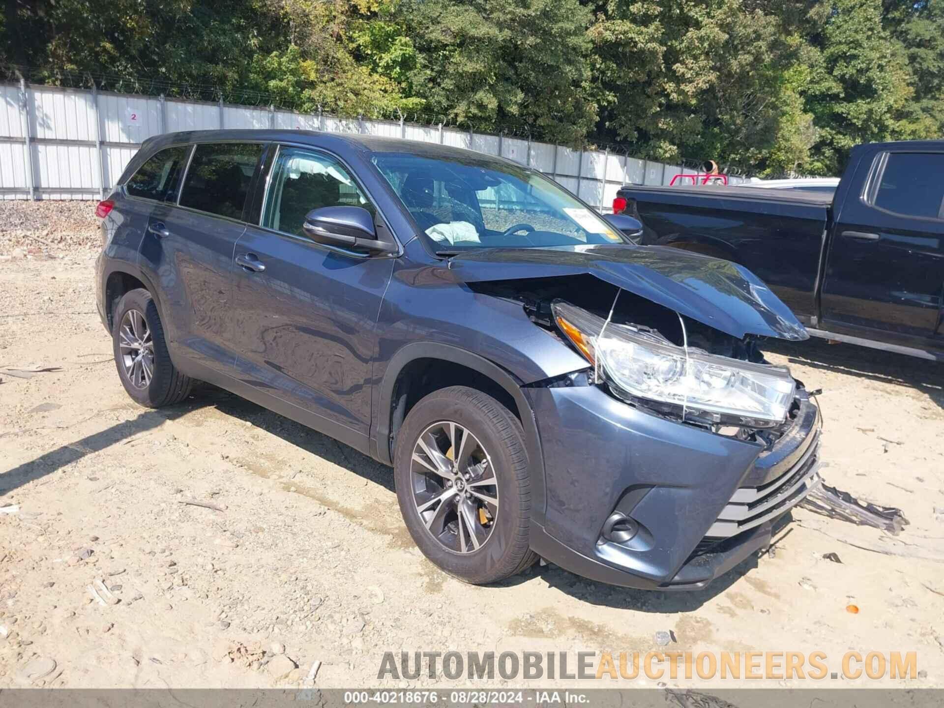 5TDZZRFH1KS338232 TOYOTA HIGHLANDER 2019