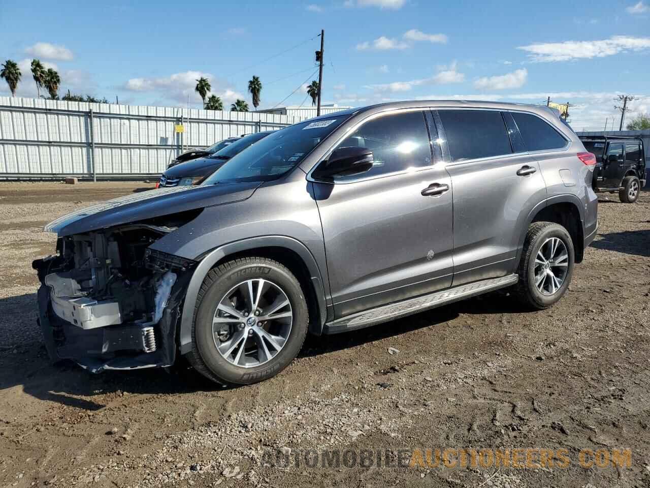 5TDZZRFH1KS359372 TOYOTA HIGHLANDER 2019