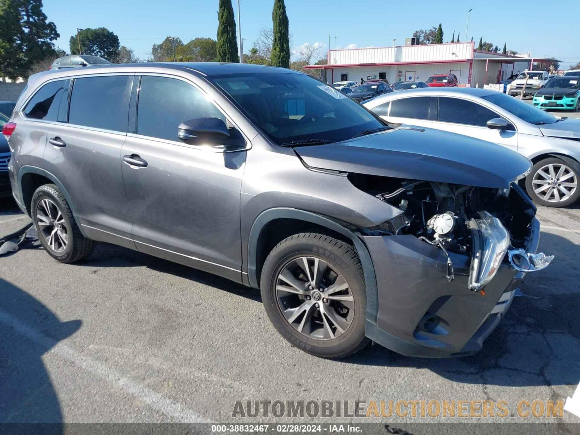 5TDZZRFH2HS206511 TOYOTA HIGHLANDER 2017