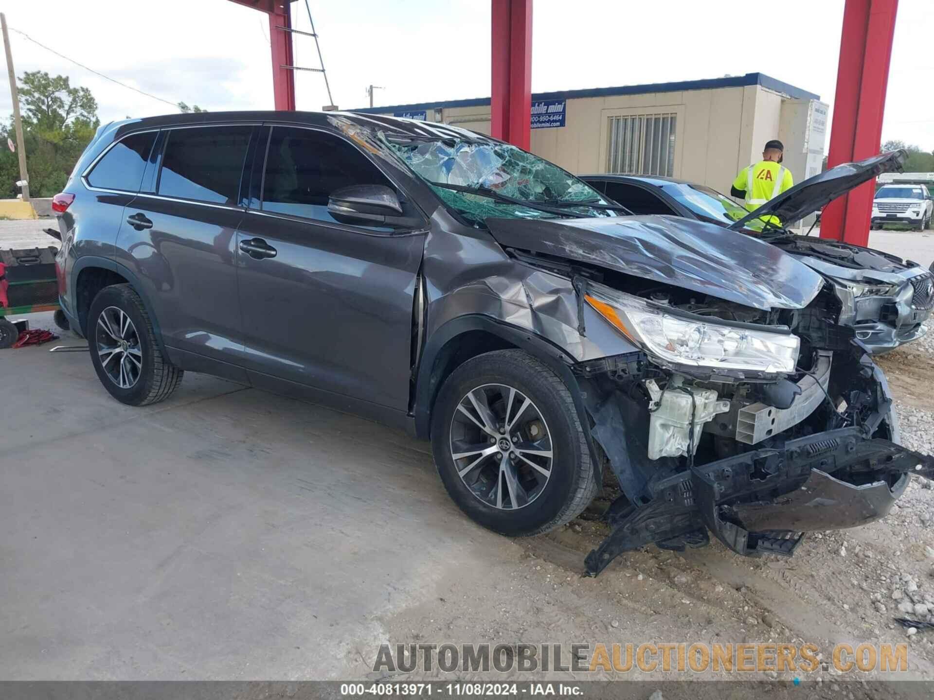 5TDZZRFH2HS208856 TOYOTA HIGHLANDER 2017