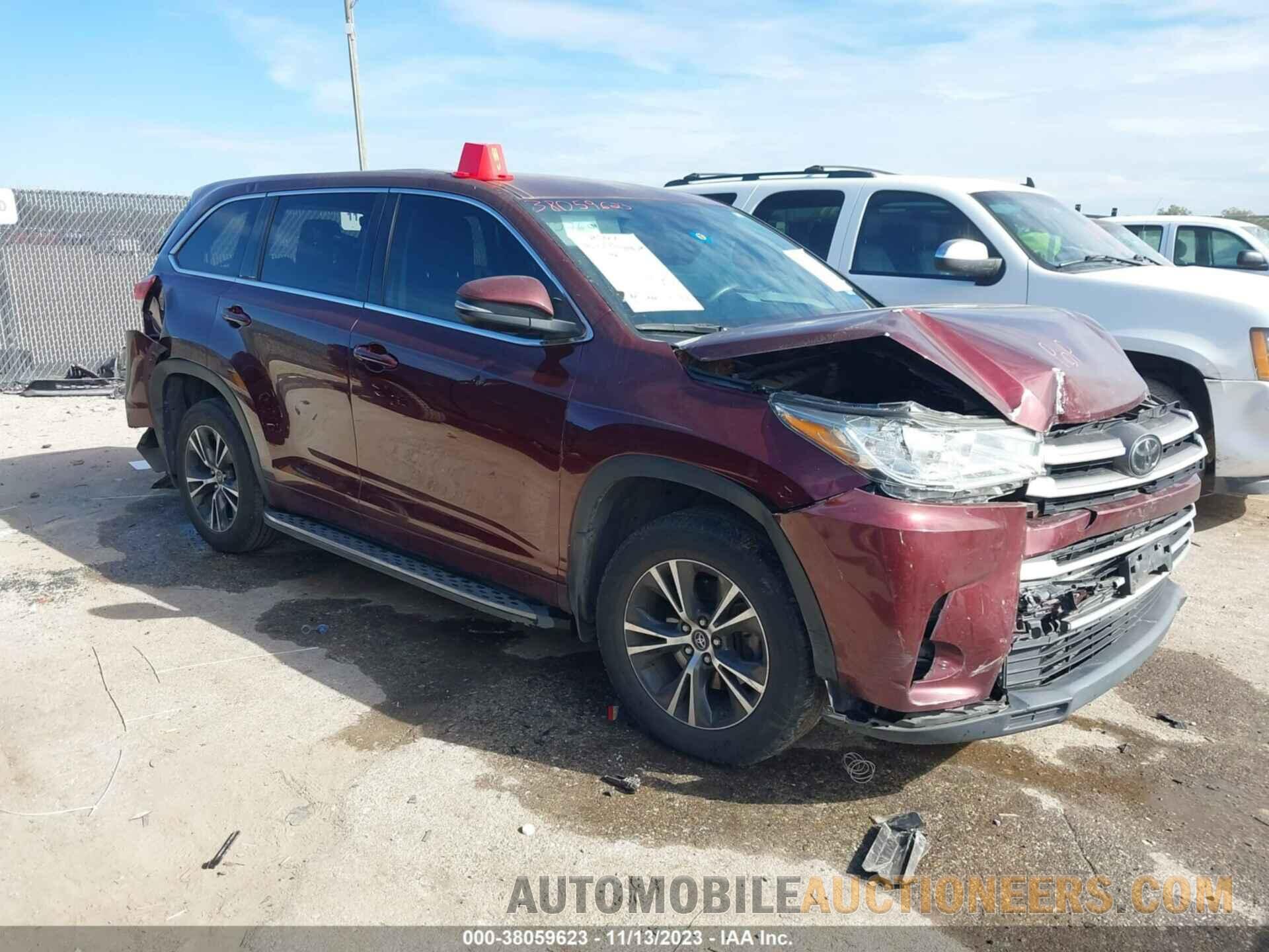 5TDZZRFH2JS260185 TOYOTA HIGHLANDER 2018