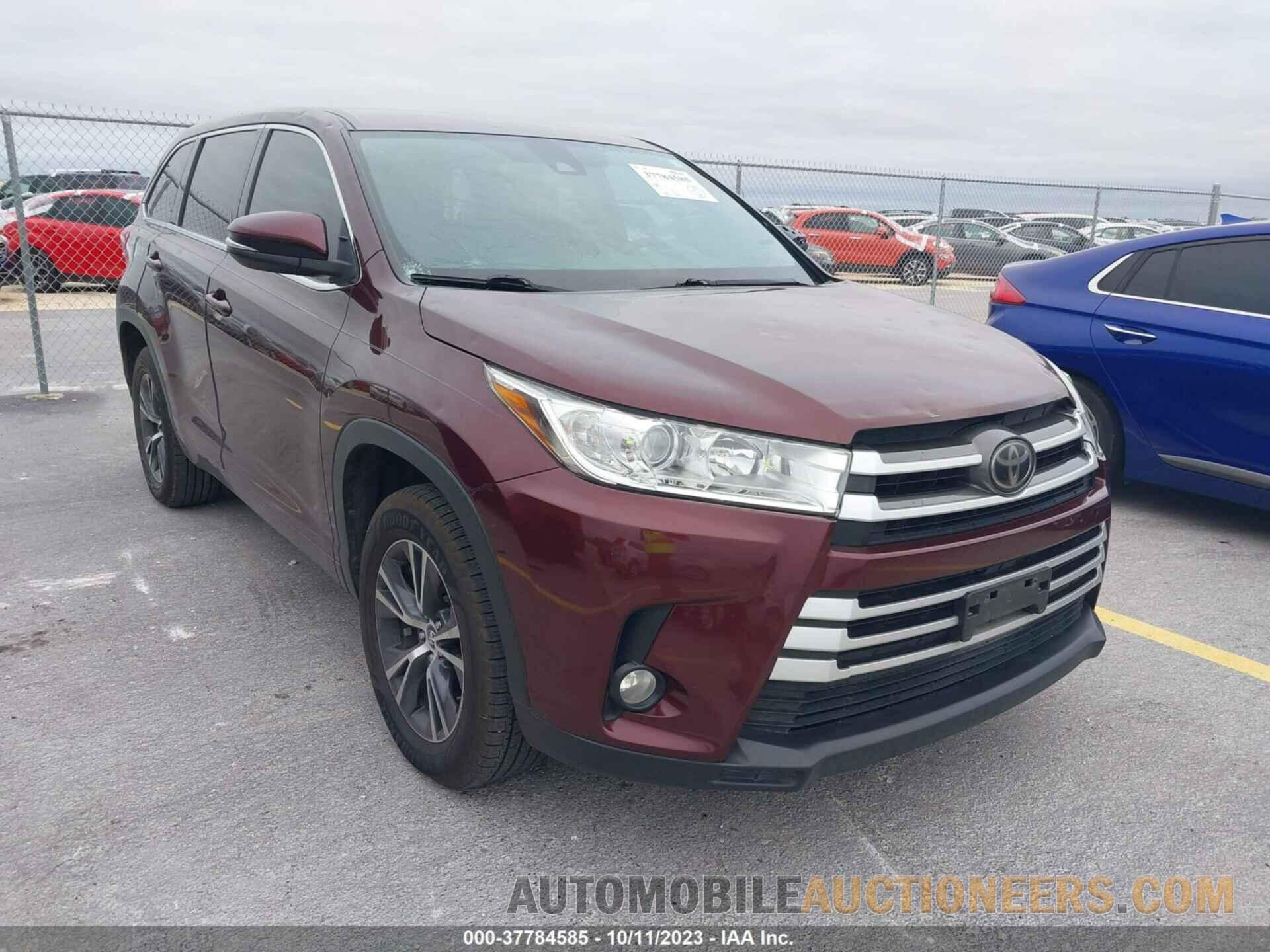 5TDZZRFH2JS284731 TOYOTA HIGHLANDER 2018