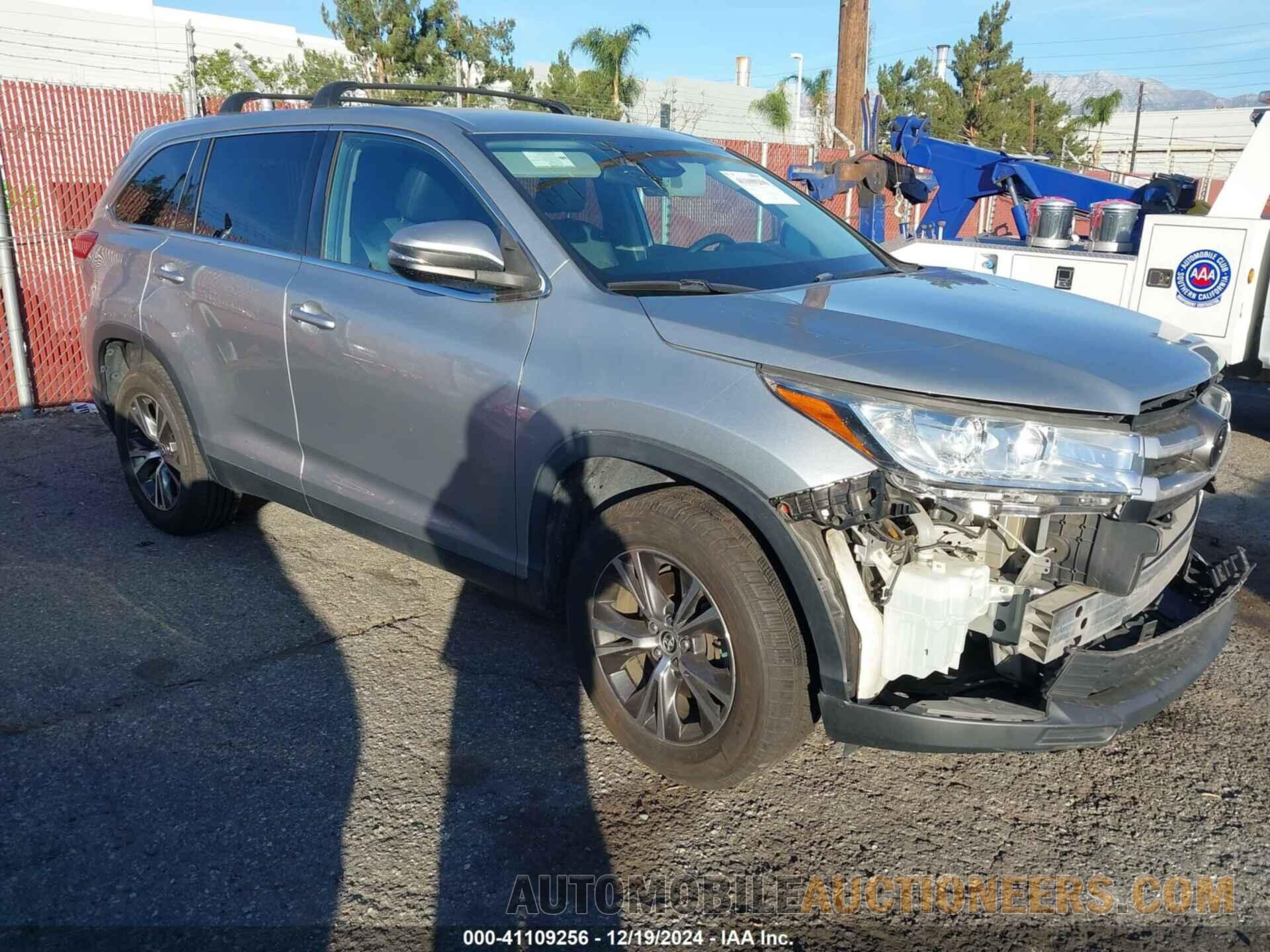 5TDZZRFH2KS301447 TOYOTA HIGHLANDER 2019