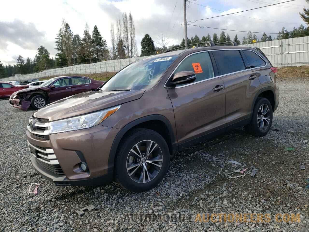 5TDZZRFH2KS301691 TOYOTA HIGHLANDER 2019