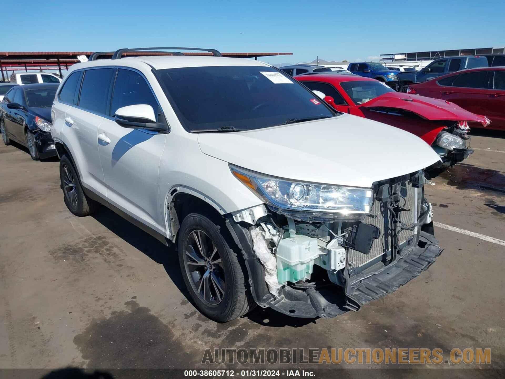 5TDZZRFH2KS311301 TOYOTA HIGHLANDER 2019