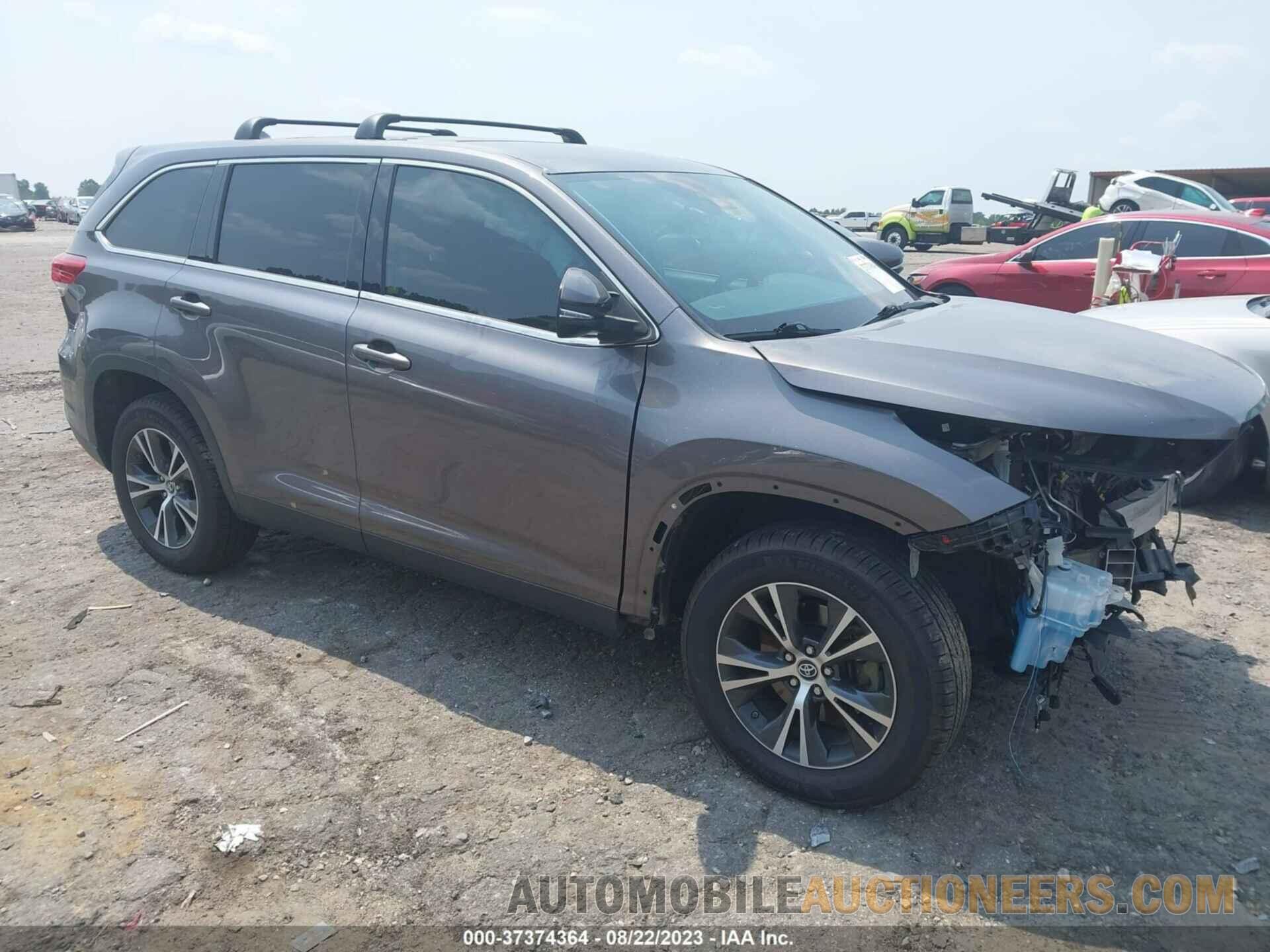 5TDZZRFH2KS335548 TOYOTA HIGHLANDER 2019