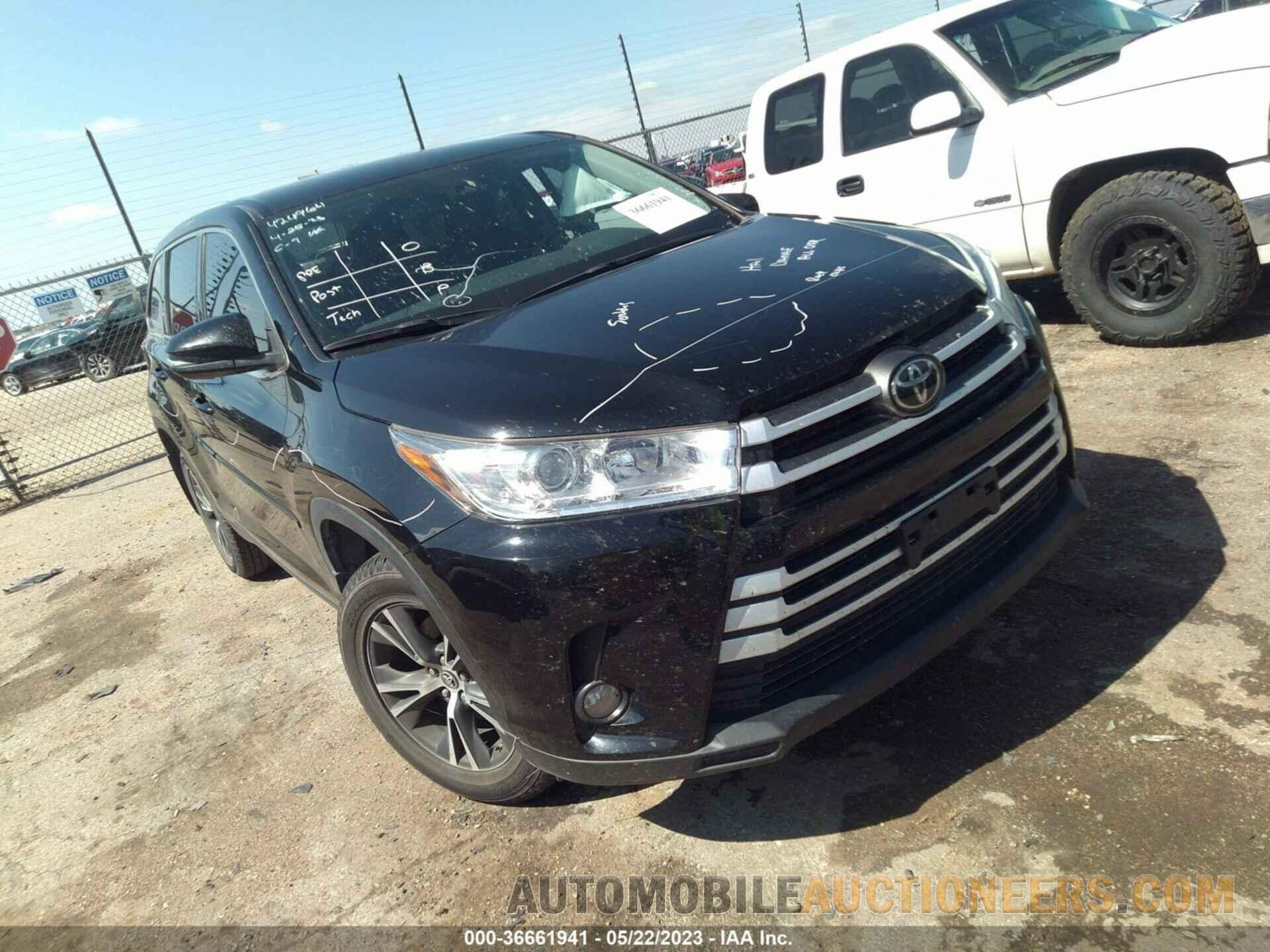 5TDZZRFH2KS352348 TOYOTA HIGHLANDER 2019