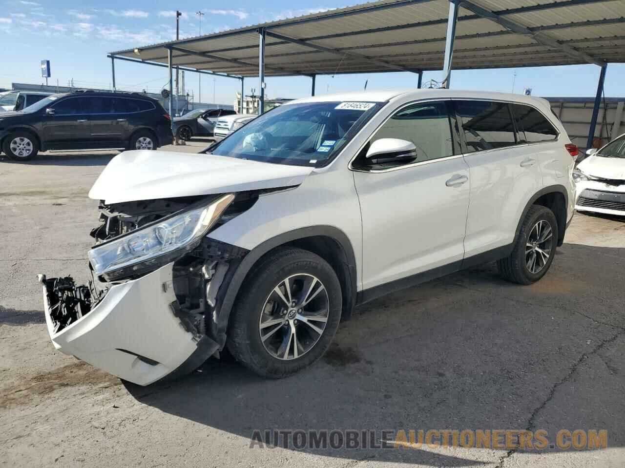 5TDZZRFH2KS361387 TOYOTA HIGHLANDER 2019