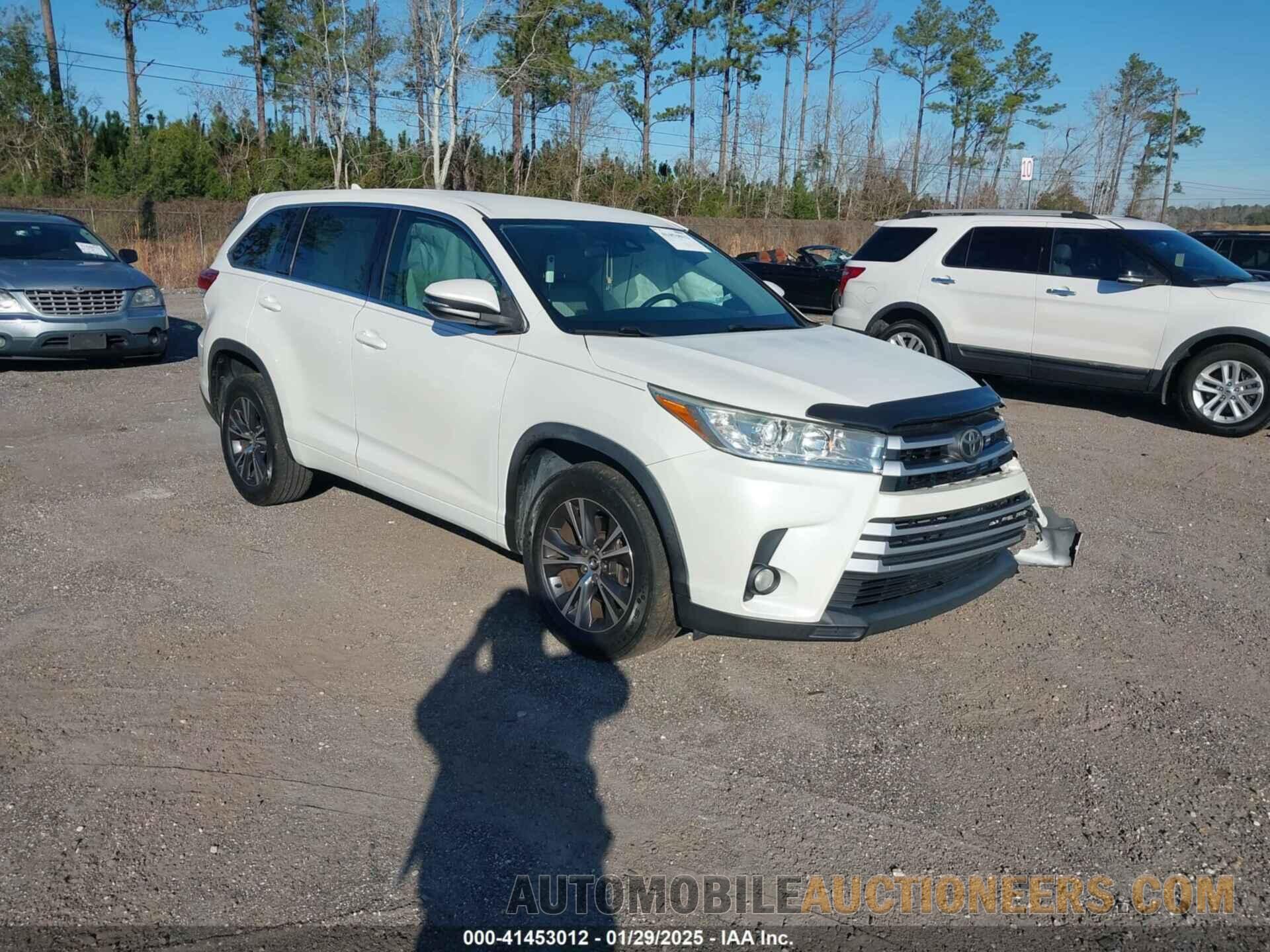 5TDZZRFH3HS190139 TOYOTA HIGHLANDER 2017