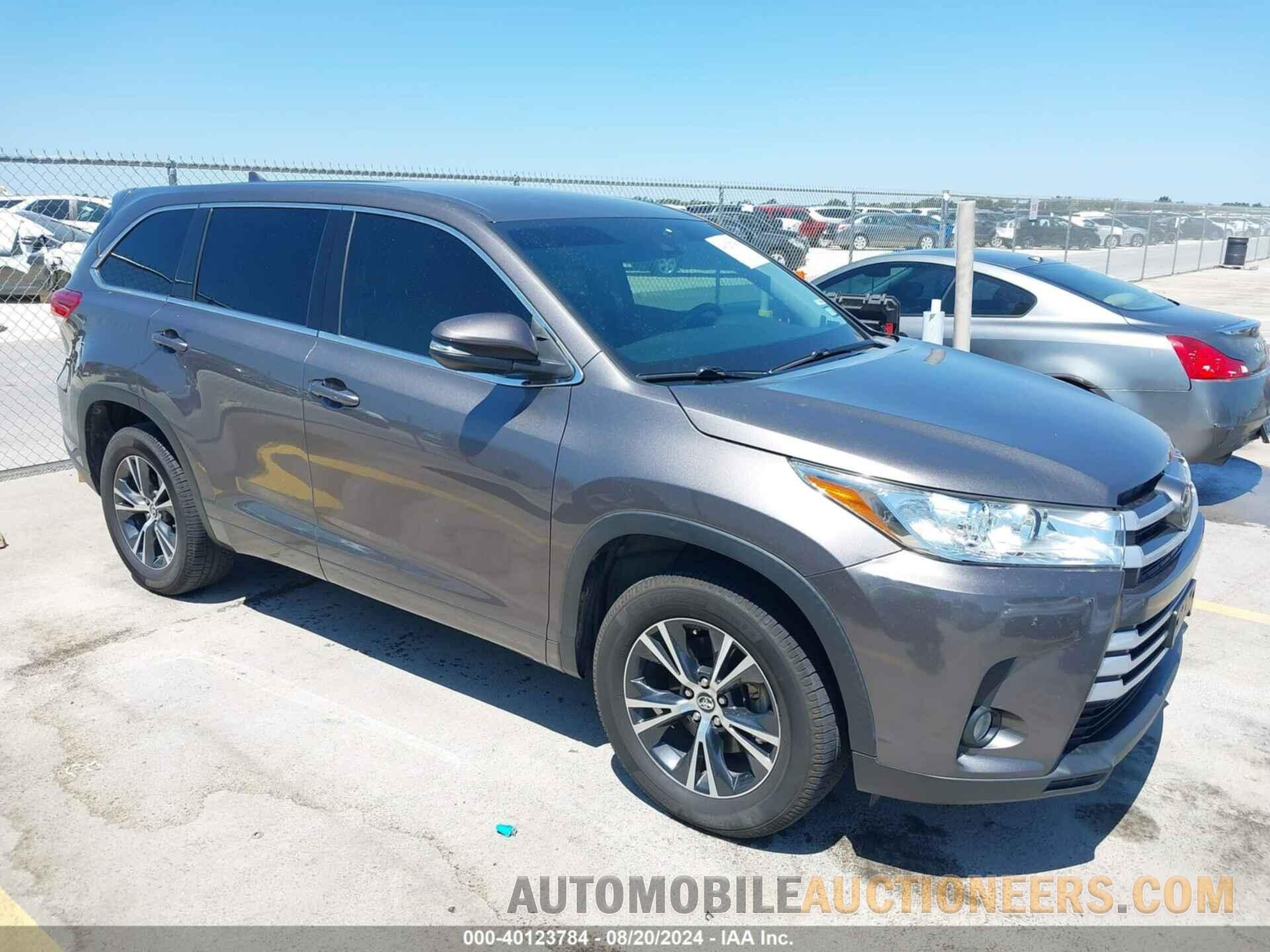 5TDZZRFH3HS192781 TOYOTA HIGHLANDER 2017