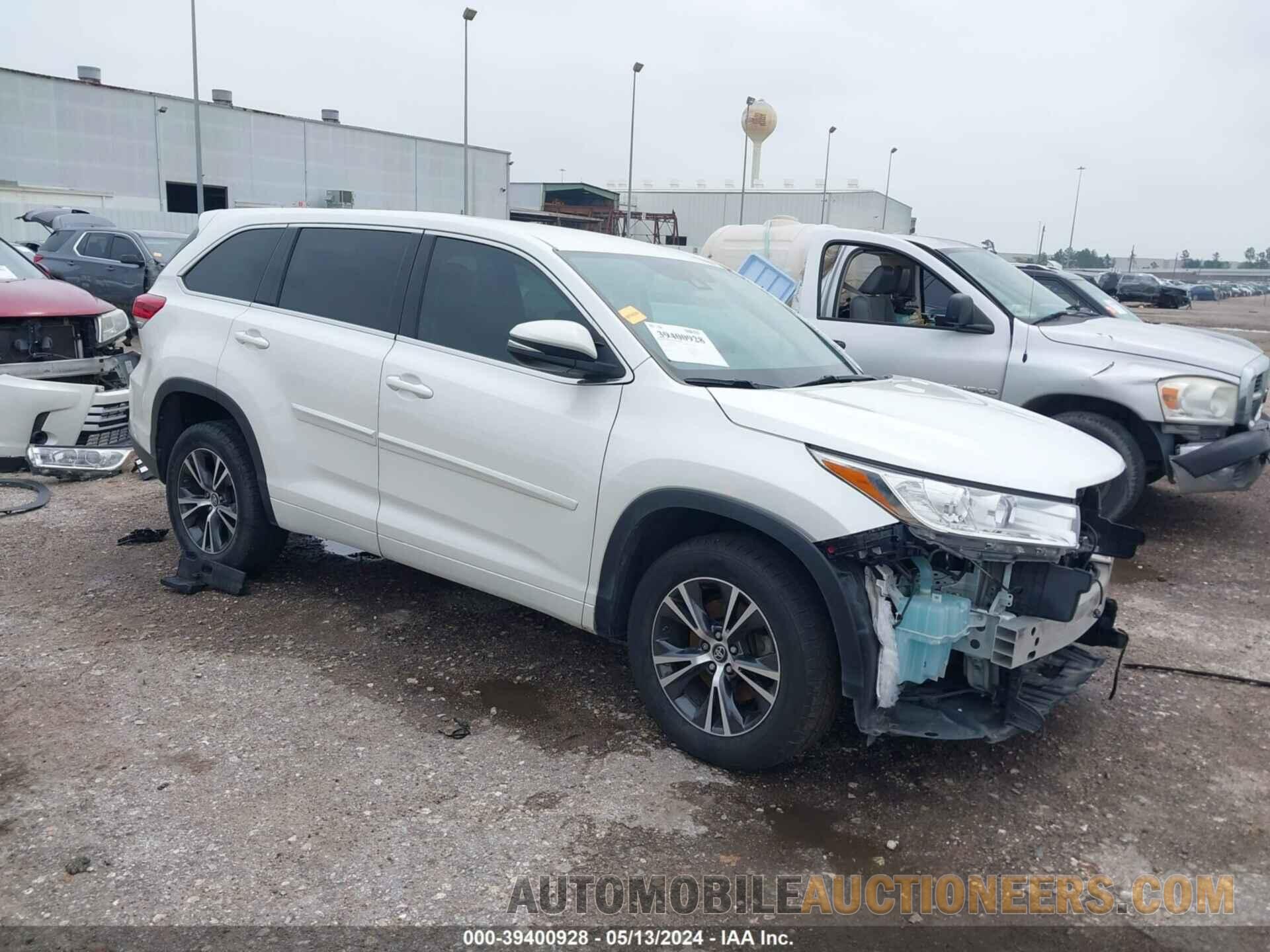 5TDZZRFH3HS232292 TOYOTA HIGHLANDER 2017