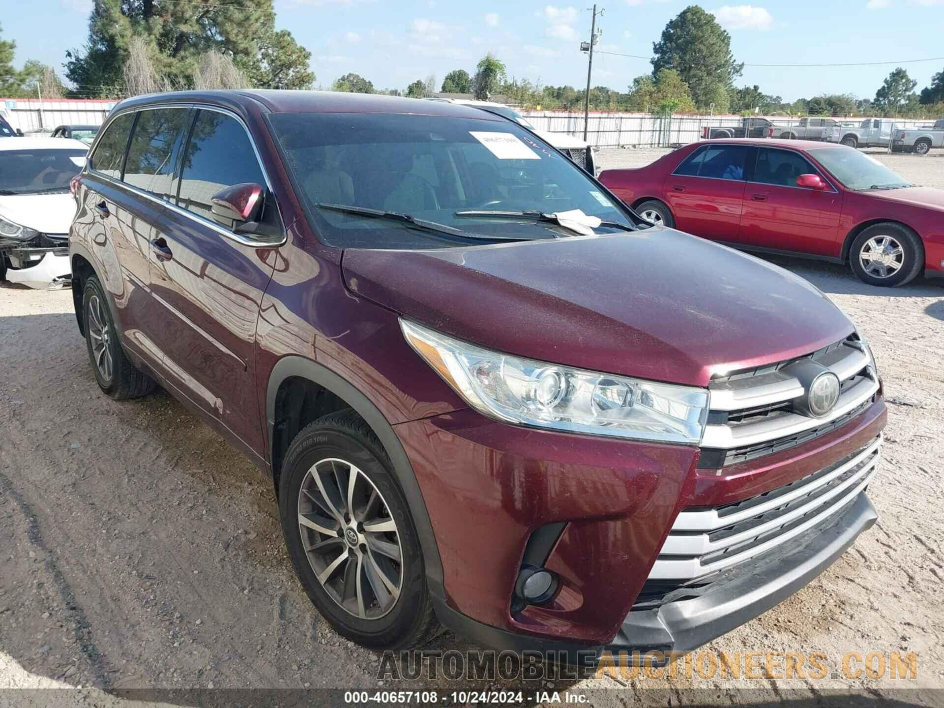 5TDZZRFH3JS242911 TOYOTA HIGHLANDER 2018