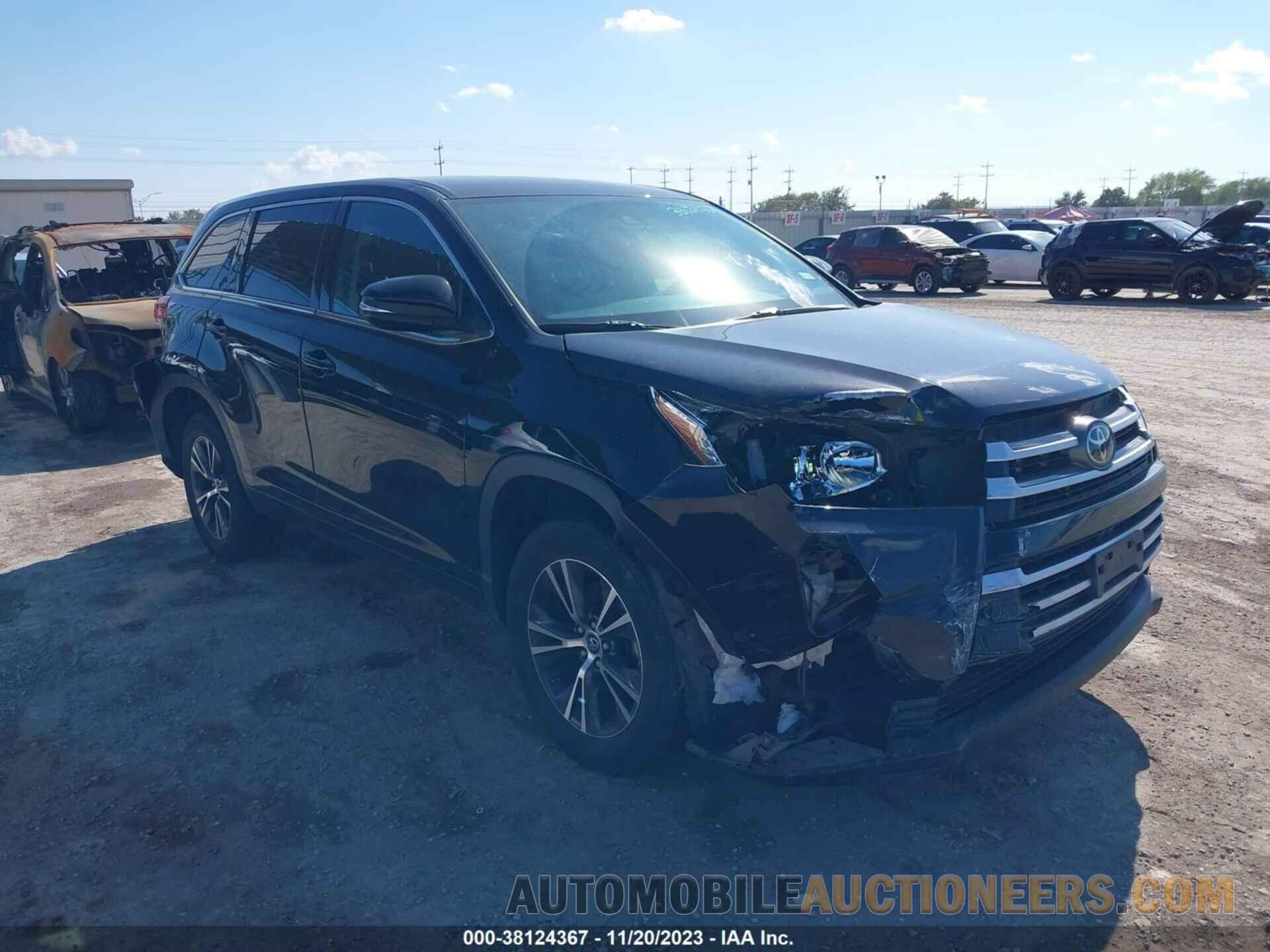 5TDZZRFH3JS249521 TOYOTA HIGHLANDER 2018