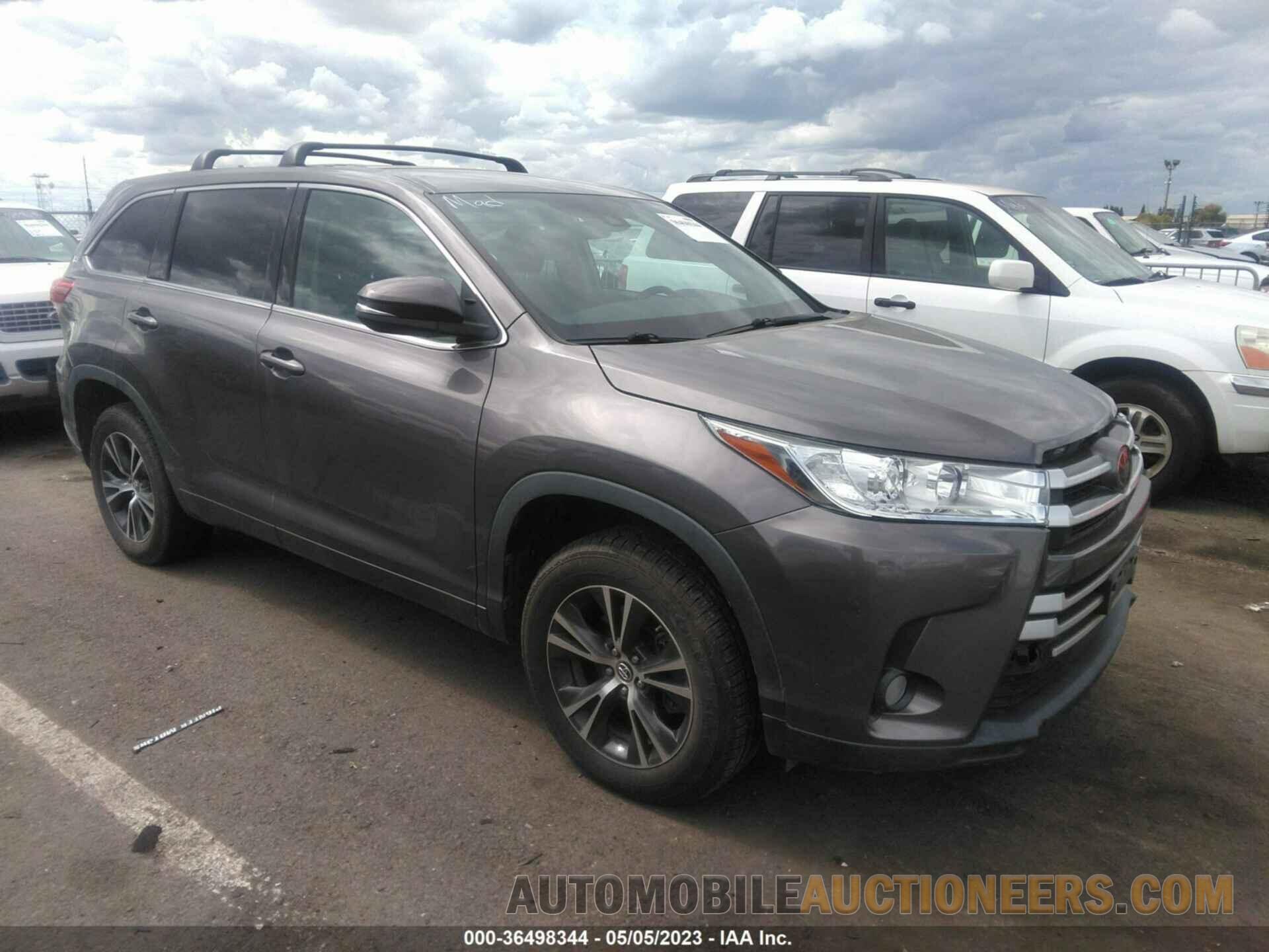 5TDZZRFH3JS277934 TOYOTA HIGHLANDER 2018