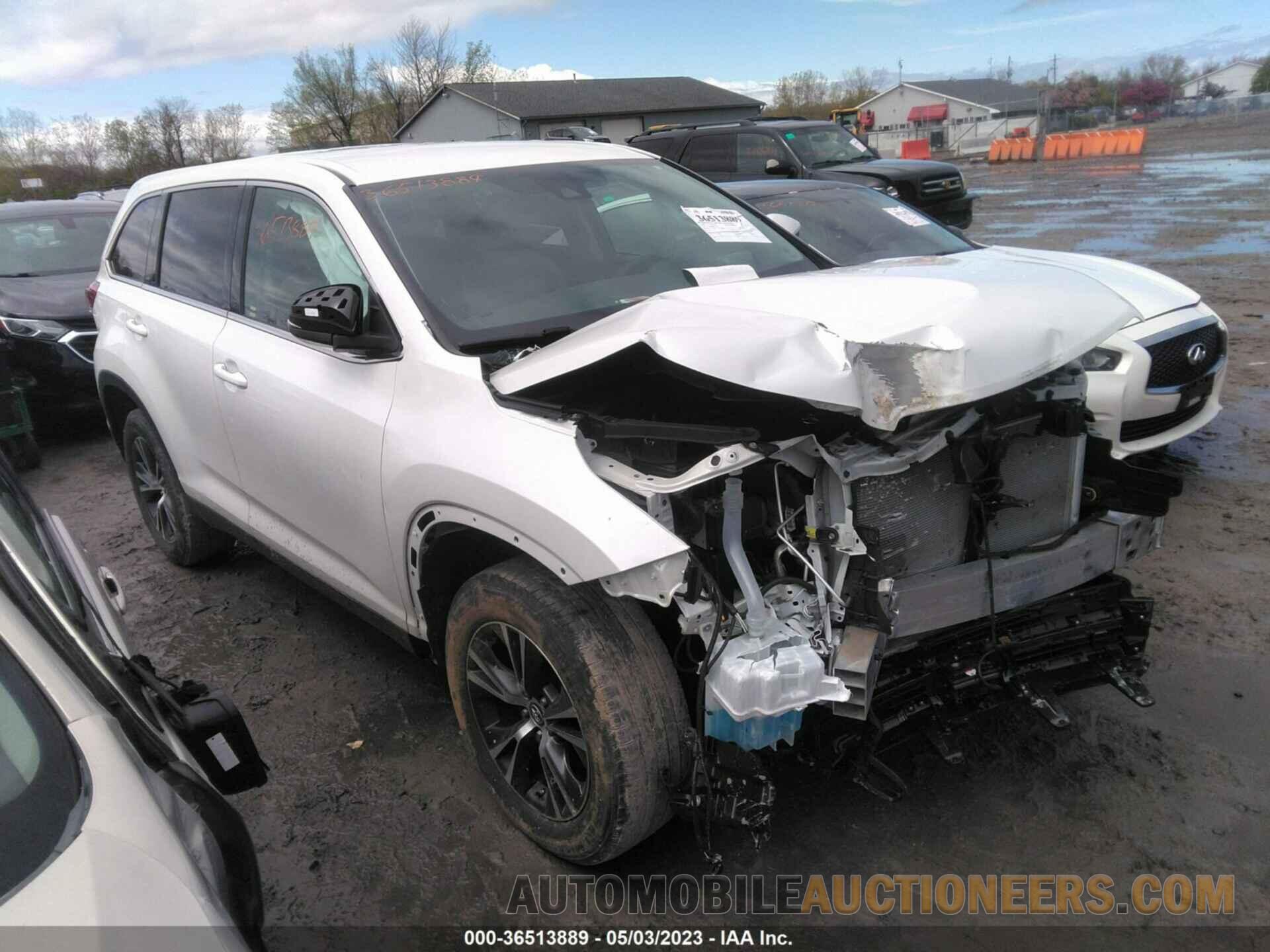 5TDZZRFH3KS292547 TOYOTA HIGHLANDER 2019