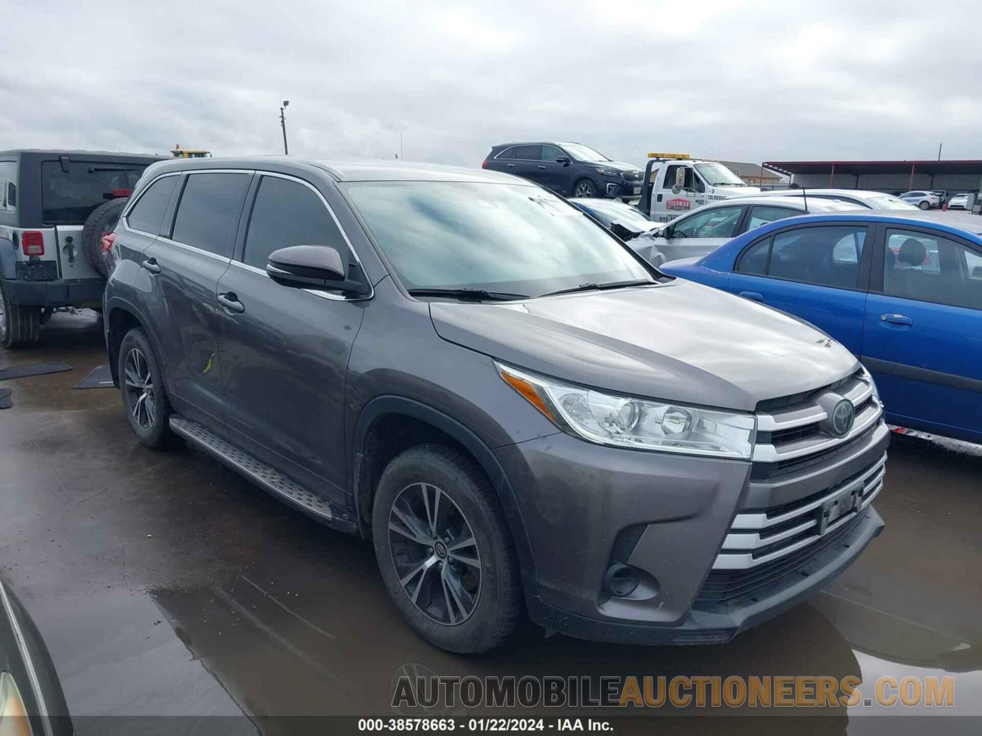 5TDZZRFH3KS294007 TOYOTA HIGHLANDER 2019