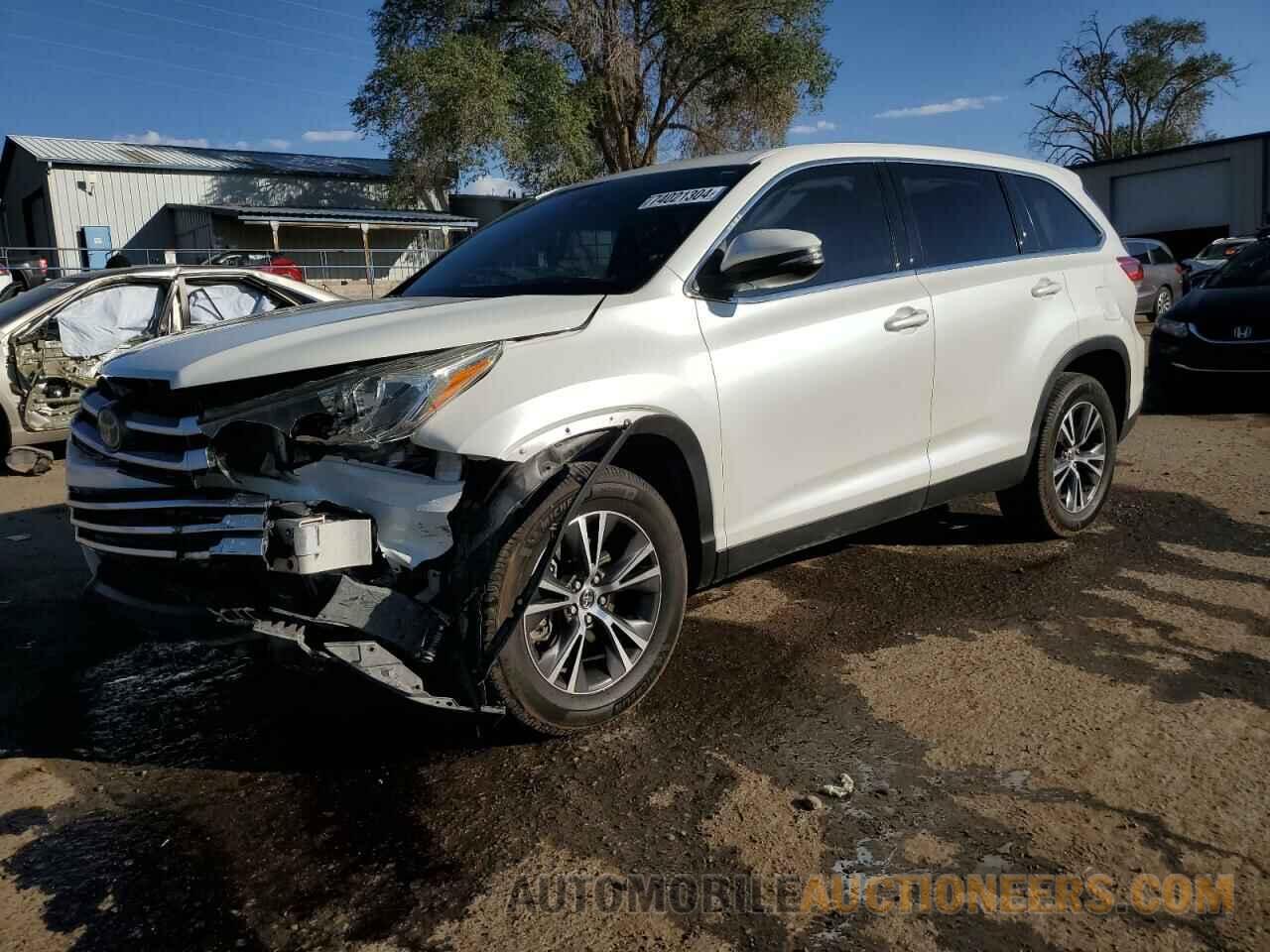 5TDZZRFH3KS296792 TOYOTA HIGHLANDER 2019