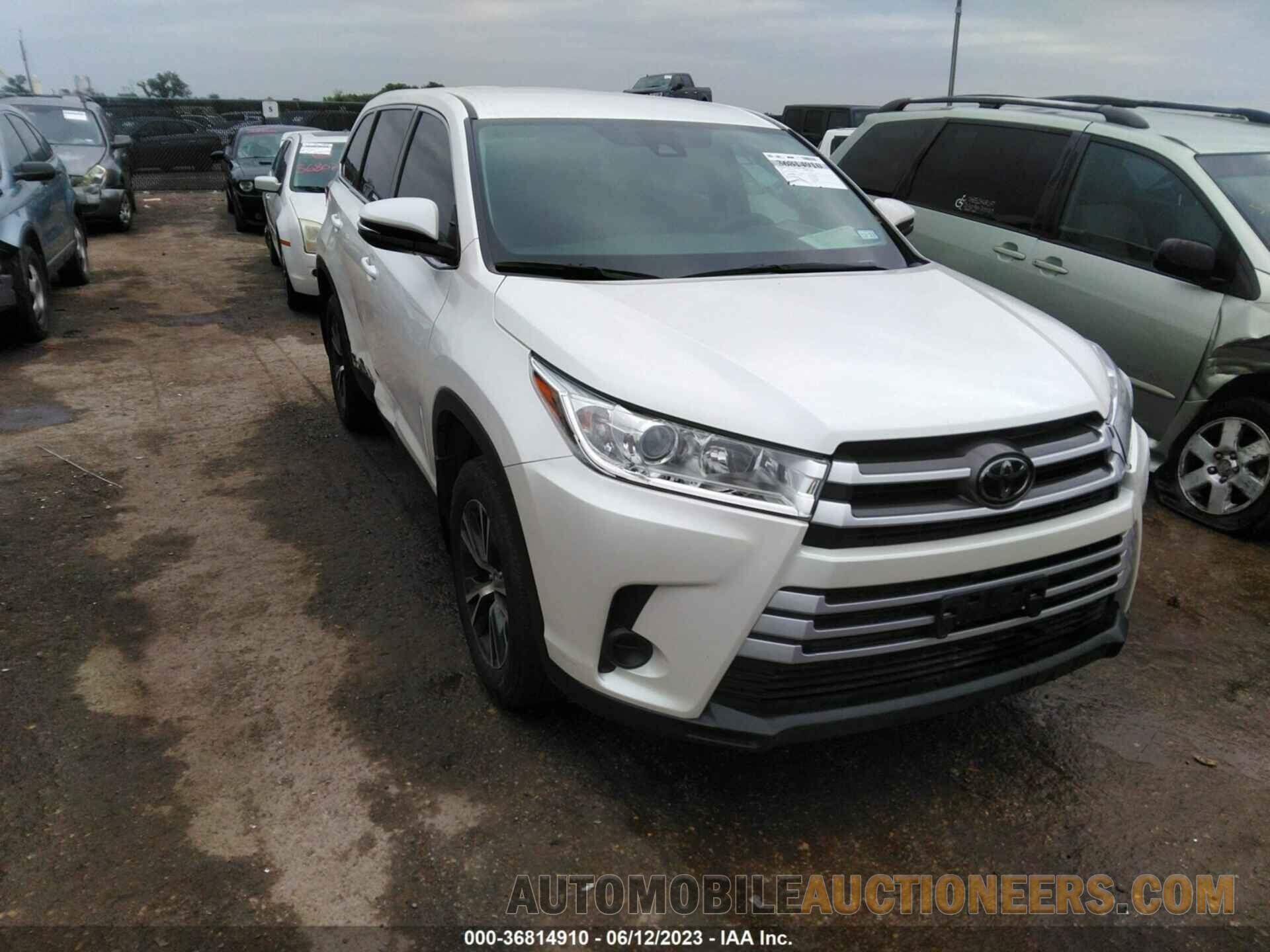 5TDZZRFH3KS306219 TOYOTA HIGHLANDER 2019