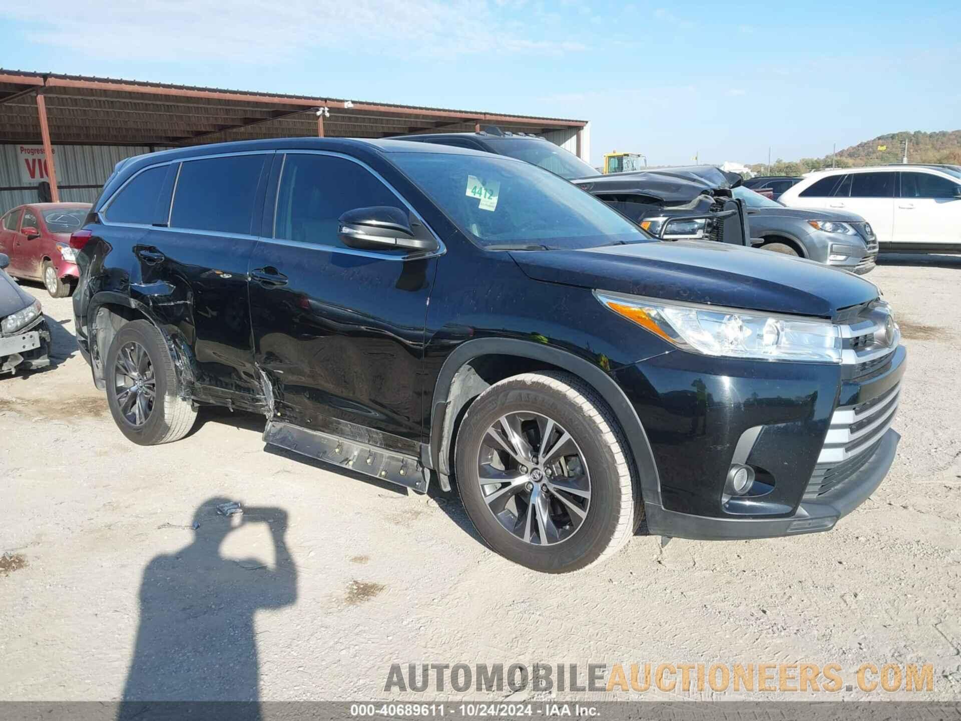 5TDZZRFH3KS306723 TOYOTA HIGHLANDER 2019