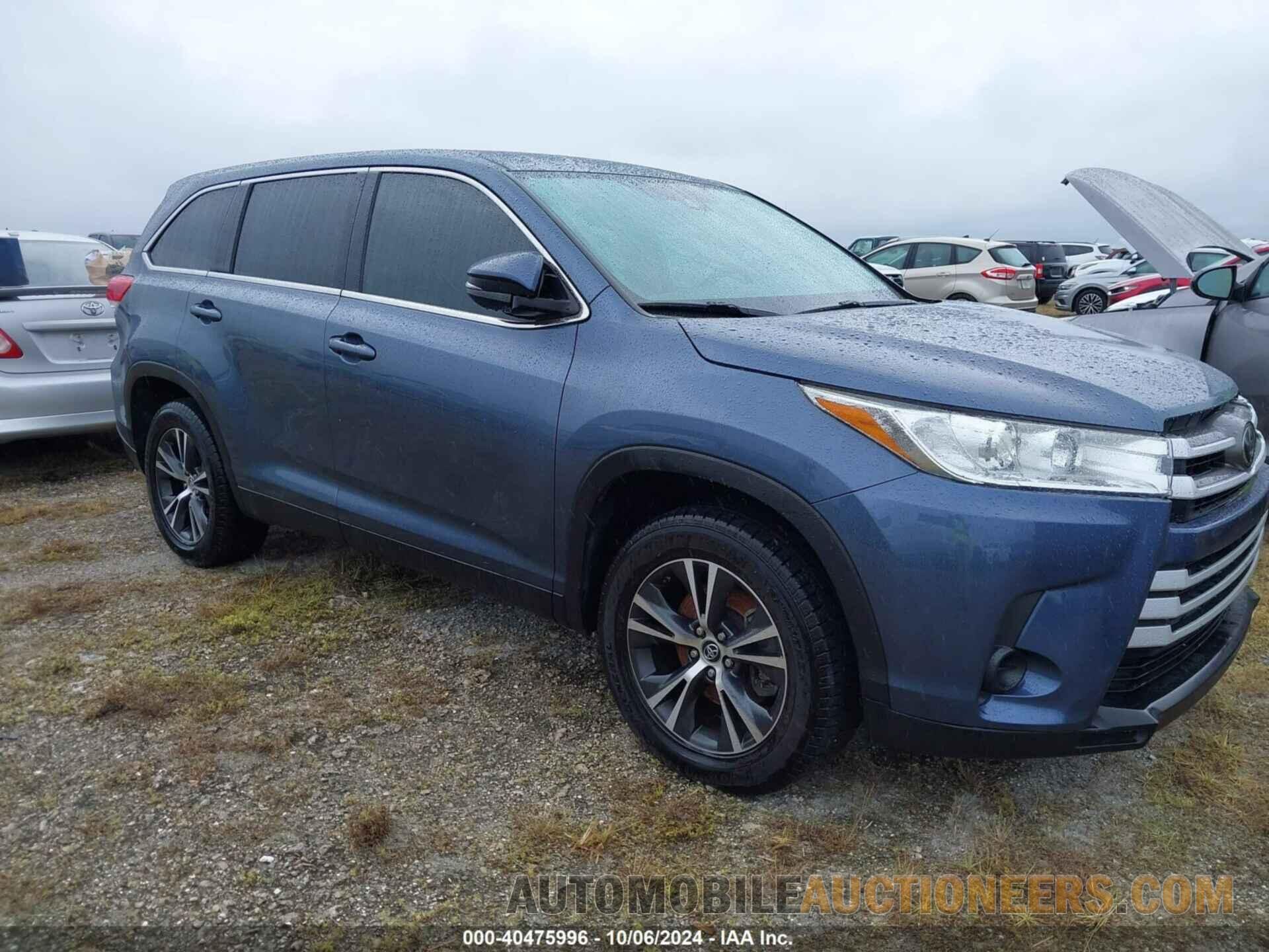 5TDZZRFH3KS351208 TOYOTA HIGHLANDER 2019