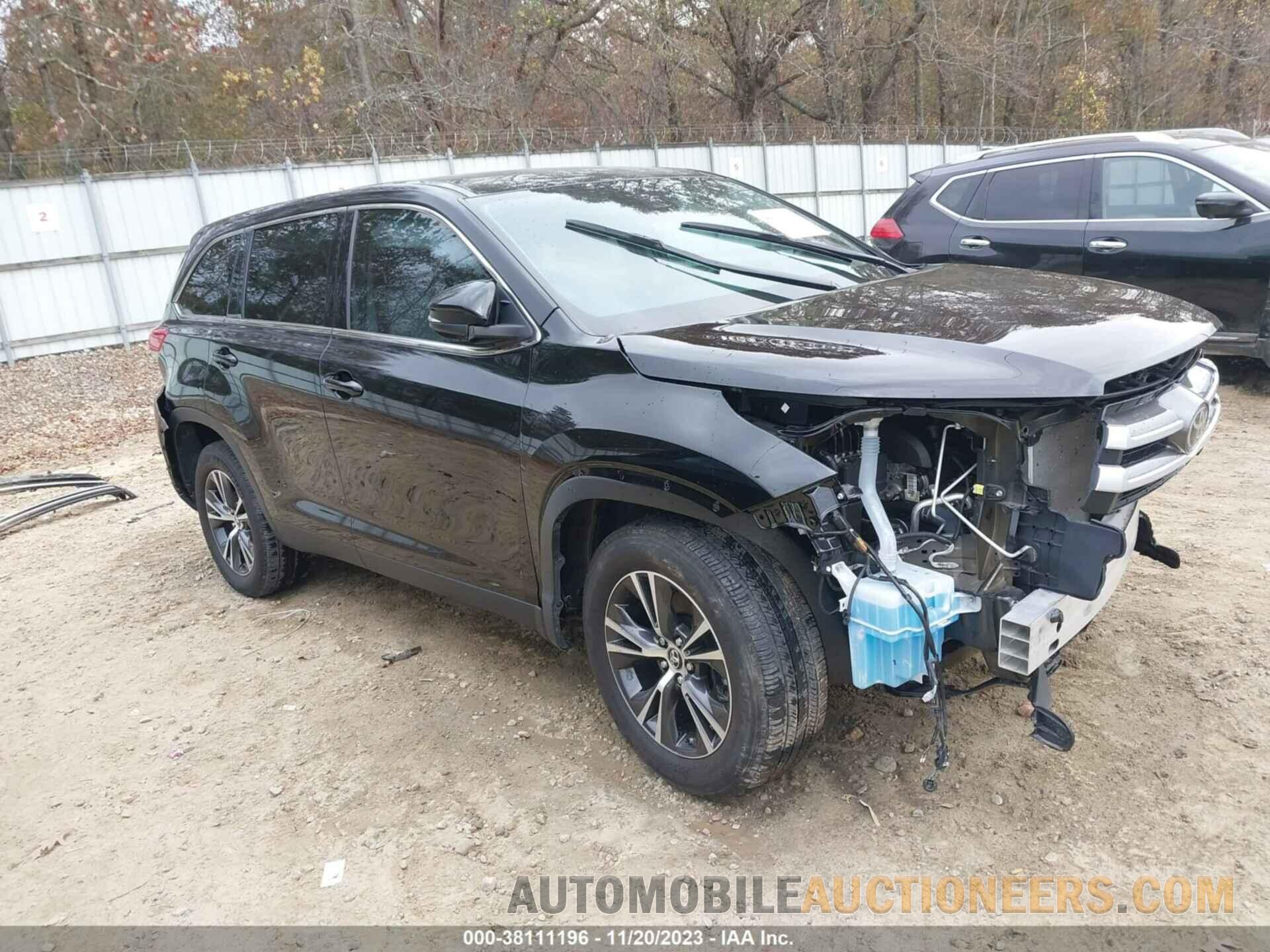 5TDZZRFH3KS354710 TOYOTA HIGHLANDER 2019