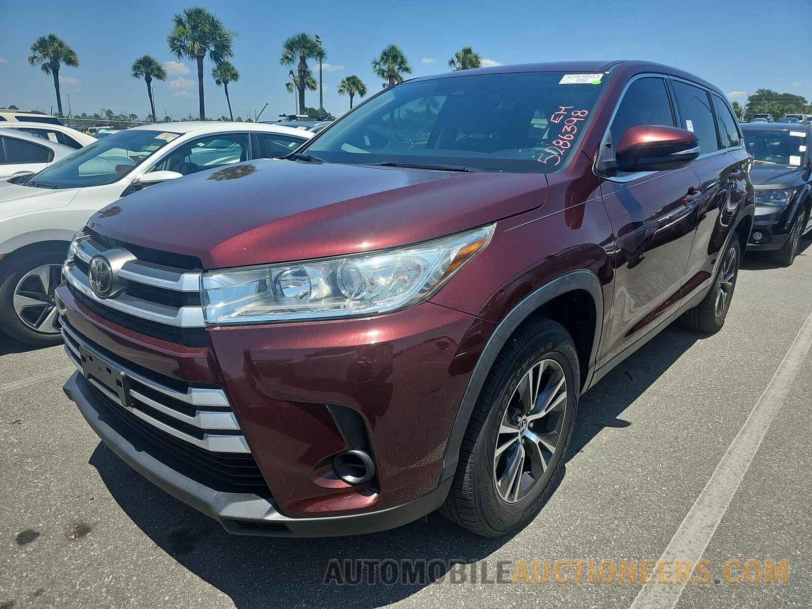 5TDZZRFH3KS359230 Toyota Highlander 2019