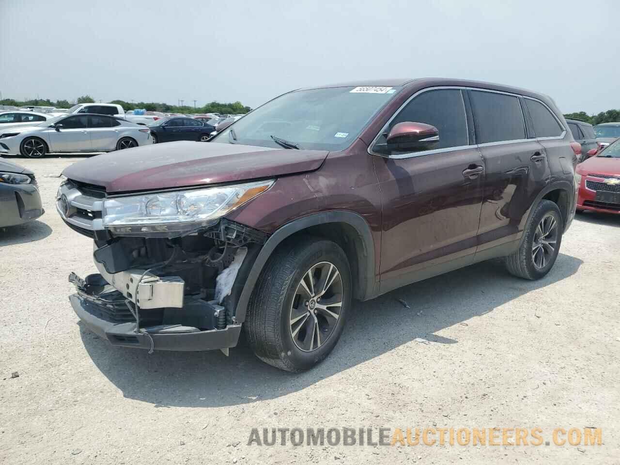 5TDZZRFH3KS365299 TOYOTA HIGHLANDER 2019