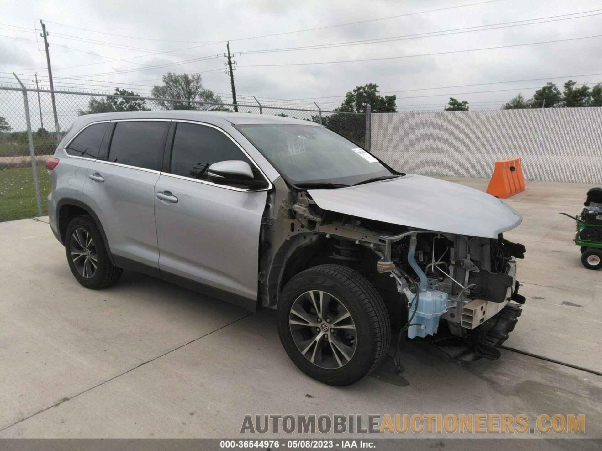 5TDZZRFH3KS366467 TOYOTA HIGHLANDER 2019