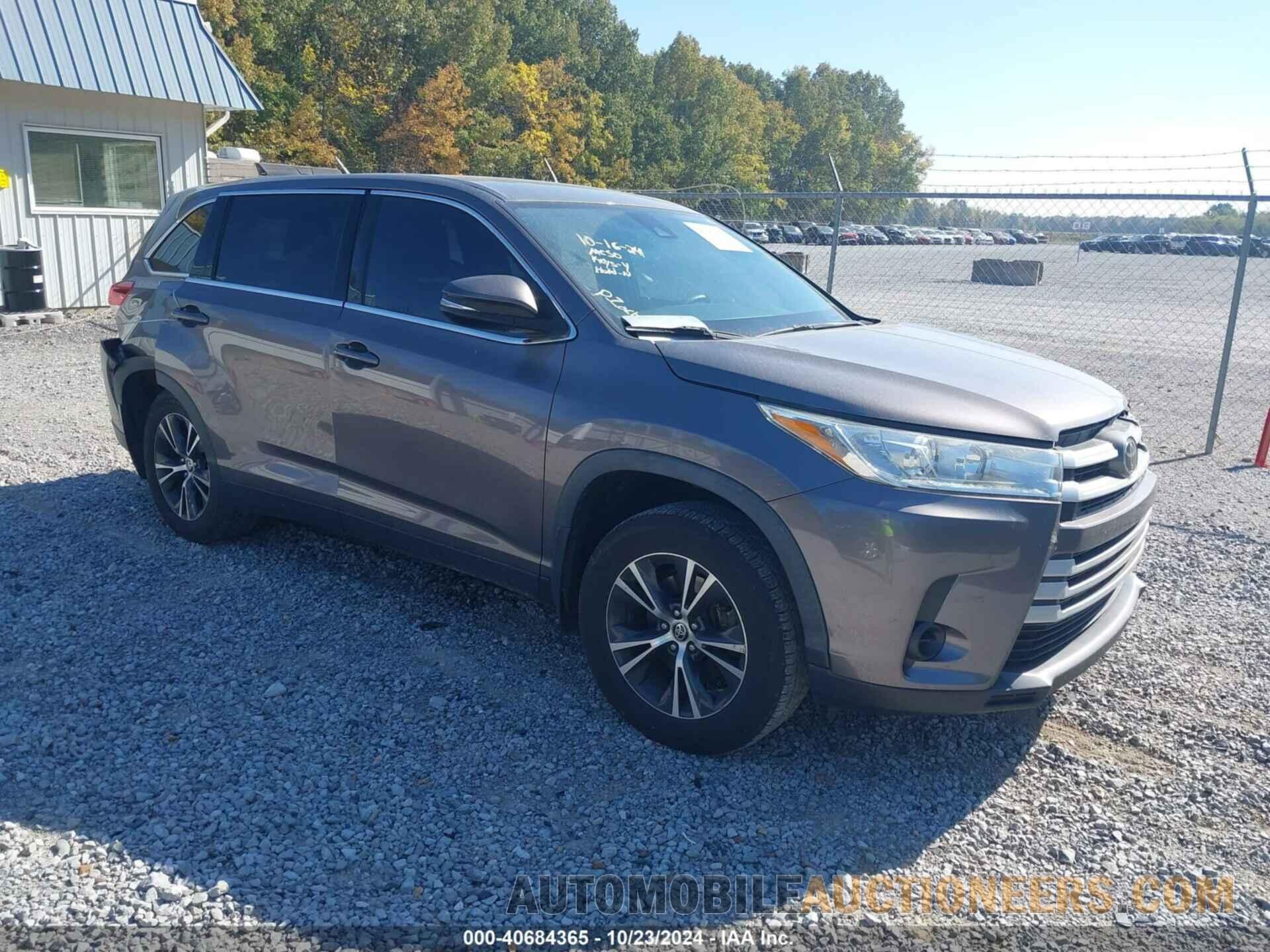 5TDZZRFH3KS370454 TOYOTA HIGHLANDER 2019