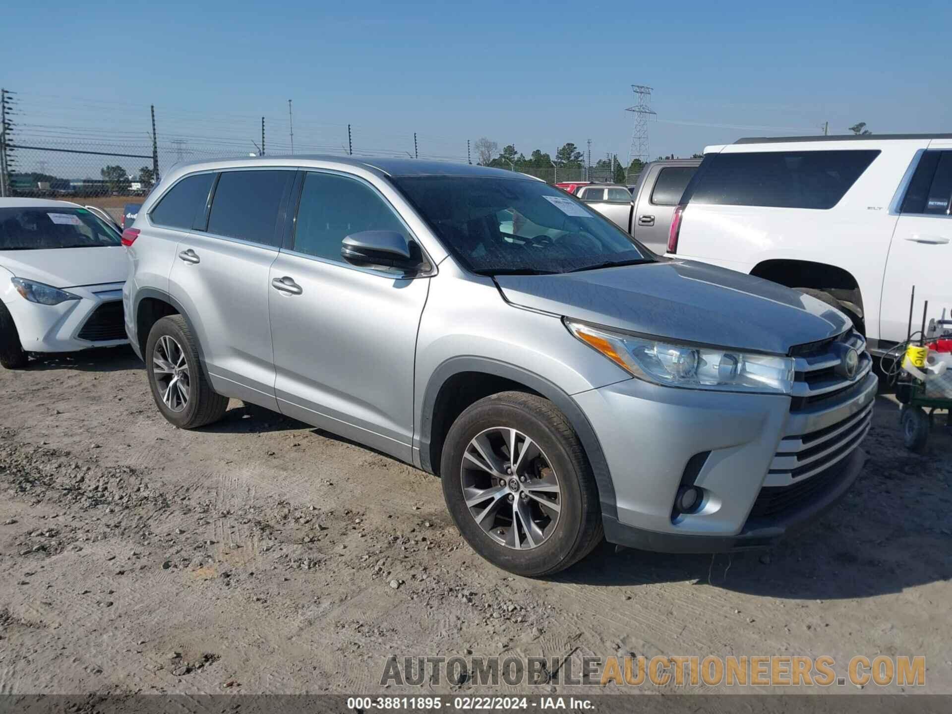 5TDZZRFH4HS190506 TOYOTA HIGHLANDER 2017