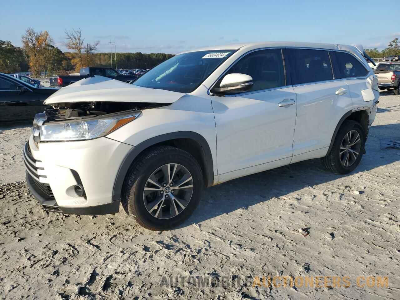 5TDZZRFH4HS191347 TOYOTA HIGHLANDER 2017