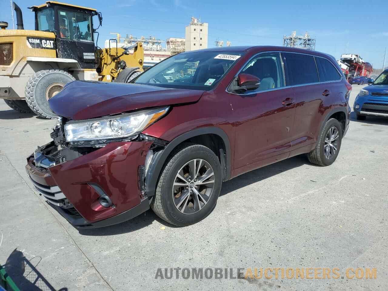 5TDZZRFH4HS202508 TOYOTA HIGHLANDER 2017