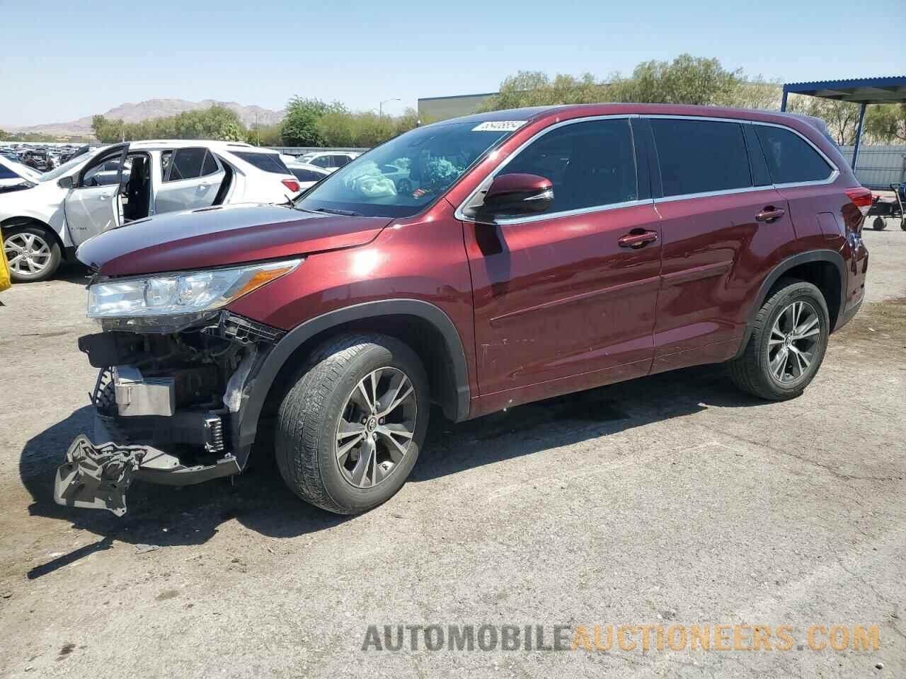 5TDZZRFH4HS205506 TOYOTA HIGHLANDER 2017