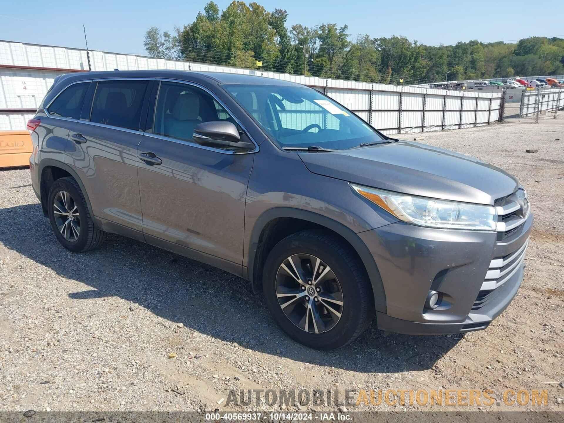 5TDZZRFH4HS206011 TOYOTA HIGHLANDER 2017