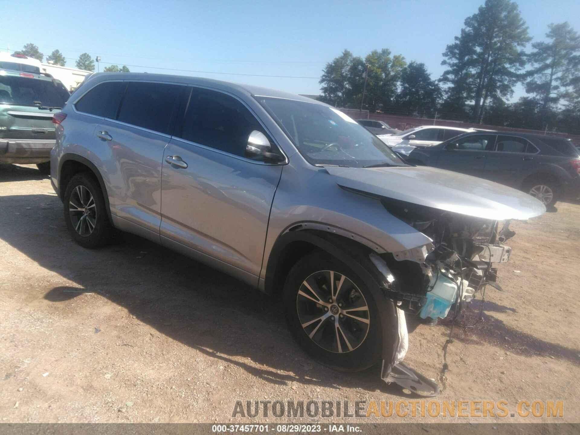 5TDZZRFH4HS225111 TOYOTA HIGHLANDER 2017