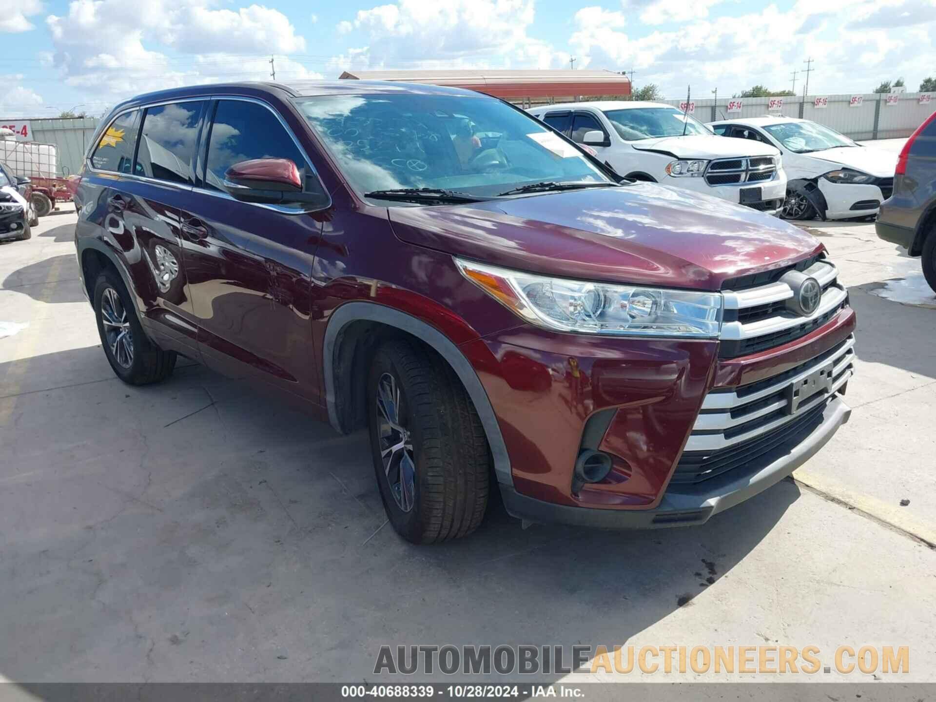 5TDZZRFH4JS253481 TOYOTA HIGHLANDER 2018