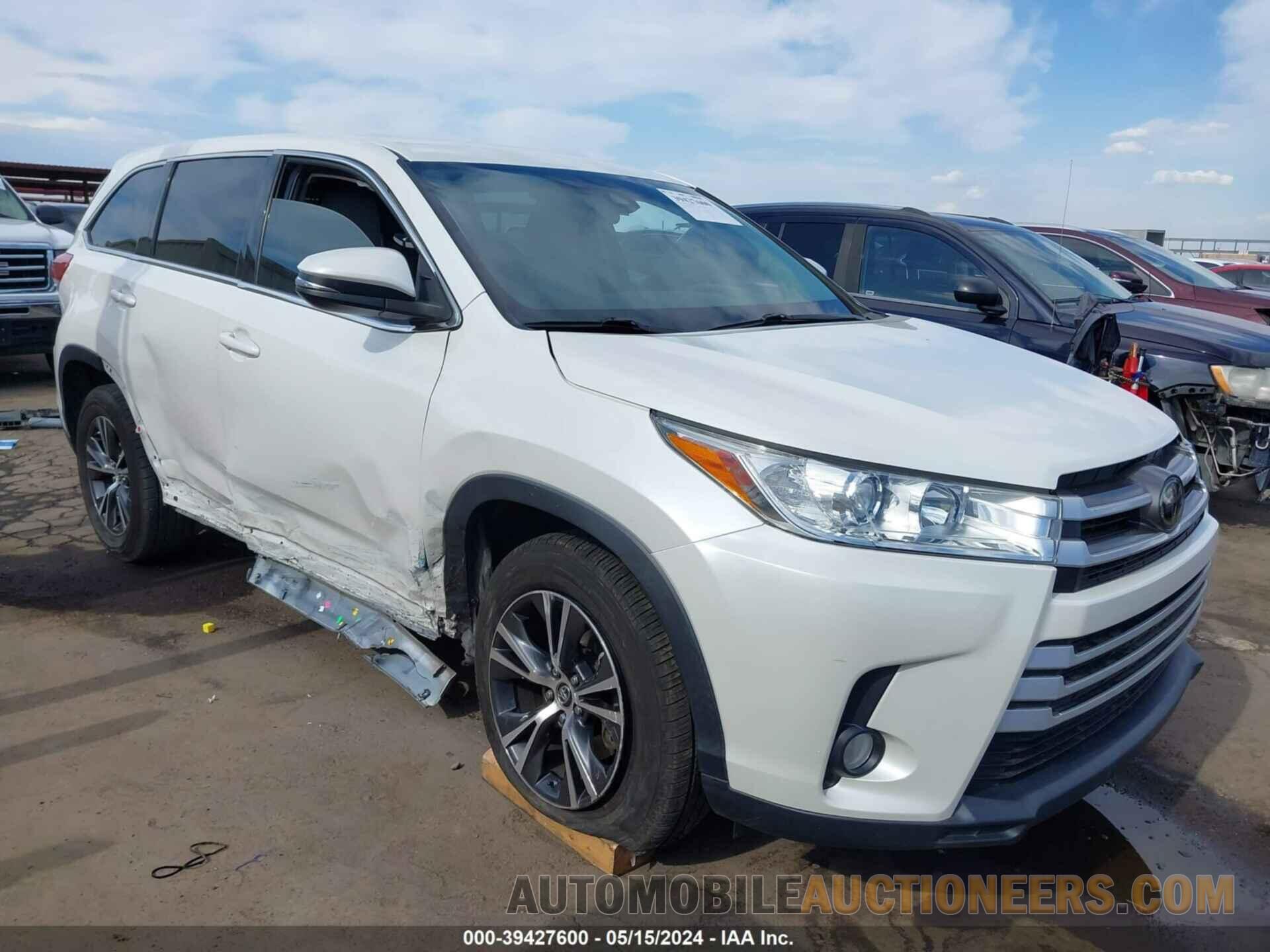 5TDZZRFH4JS279207 TOYOTA HIGHLANDER 2018