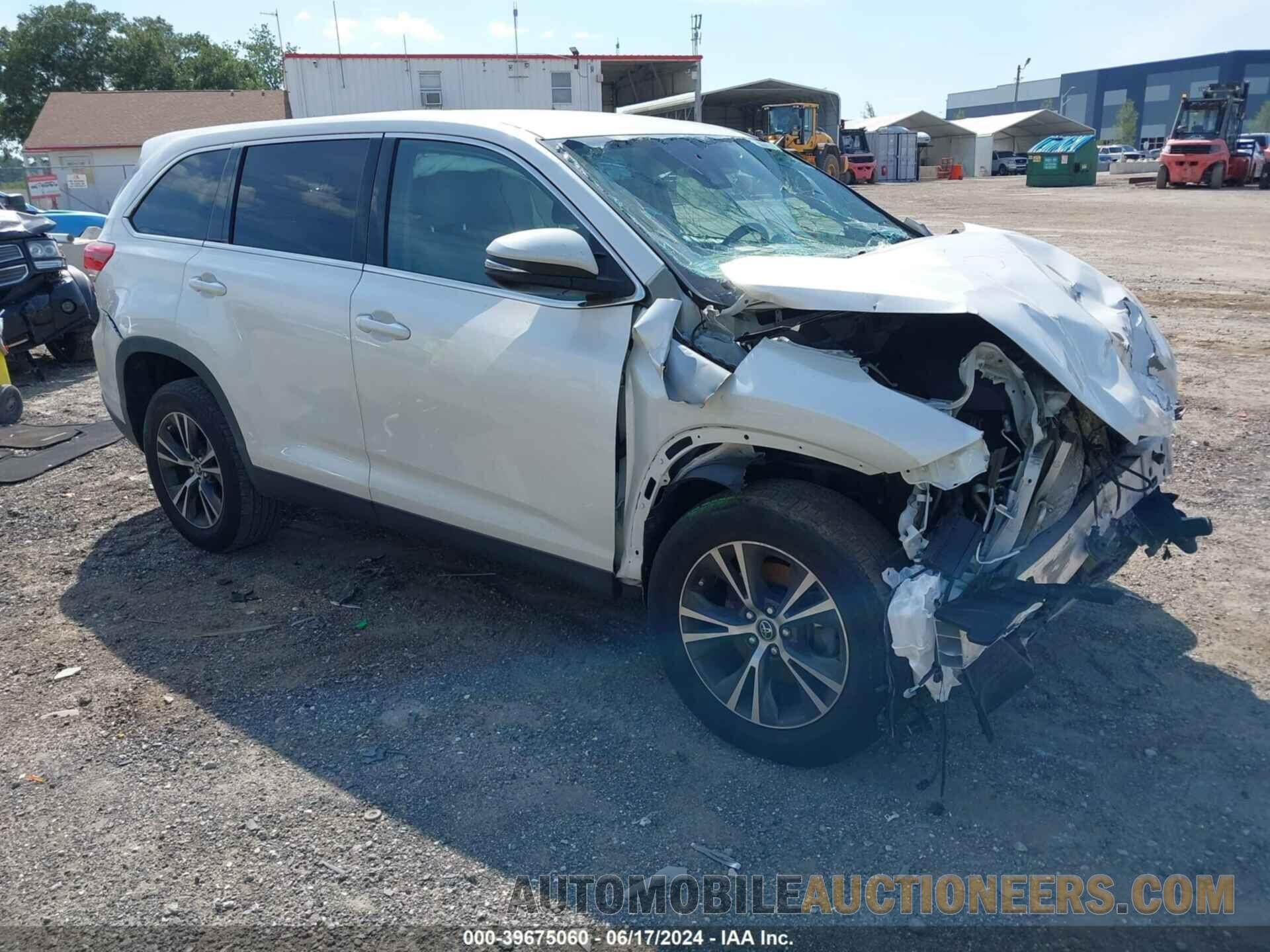 5TDZZRFH4KS335180 TOYOTA HIGHLANDER 2019